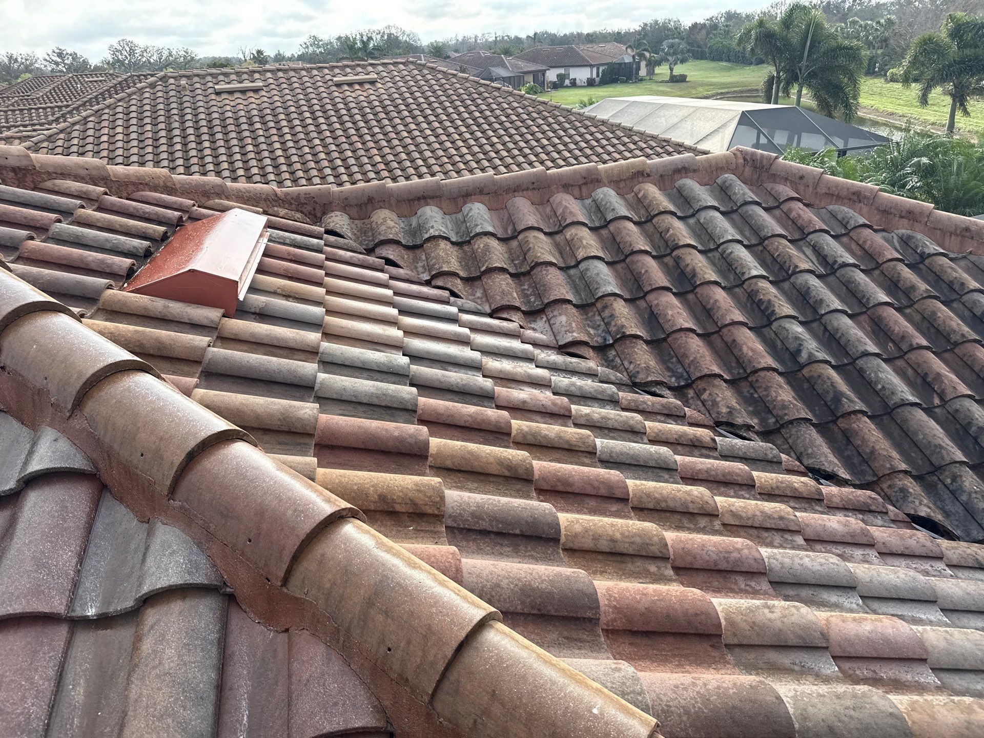 Paver Pool Deck, Driveway & Concrete Tile Roof Cleaning in River Strand, Bradenton, FL | Sunshine AquaWash by Sunshine AquaWash