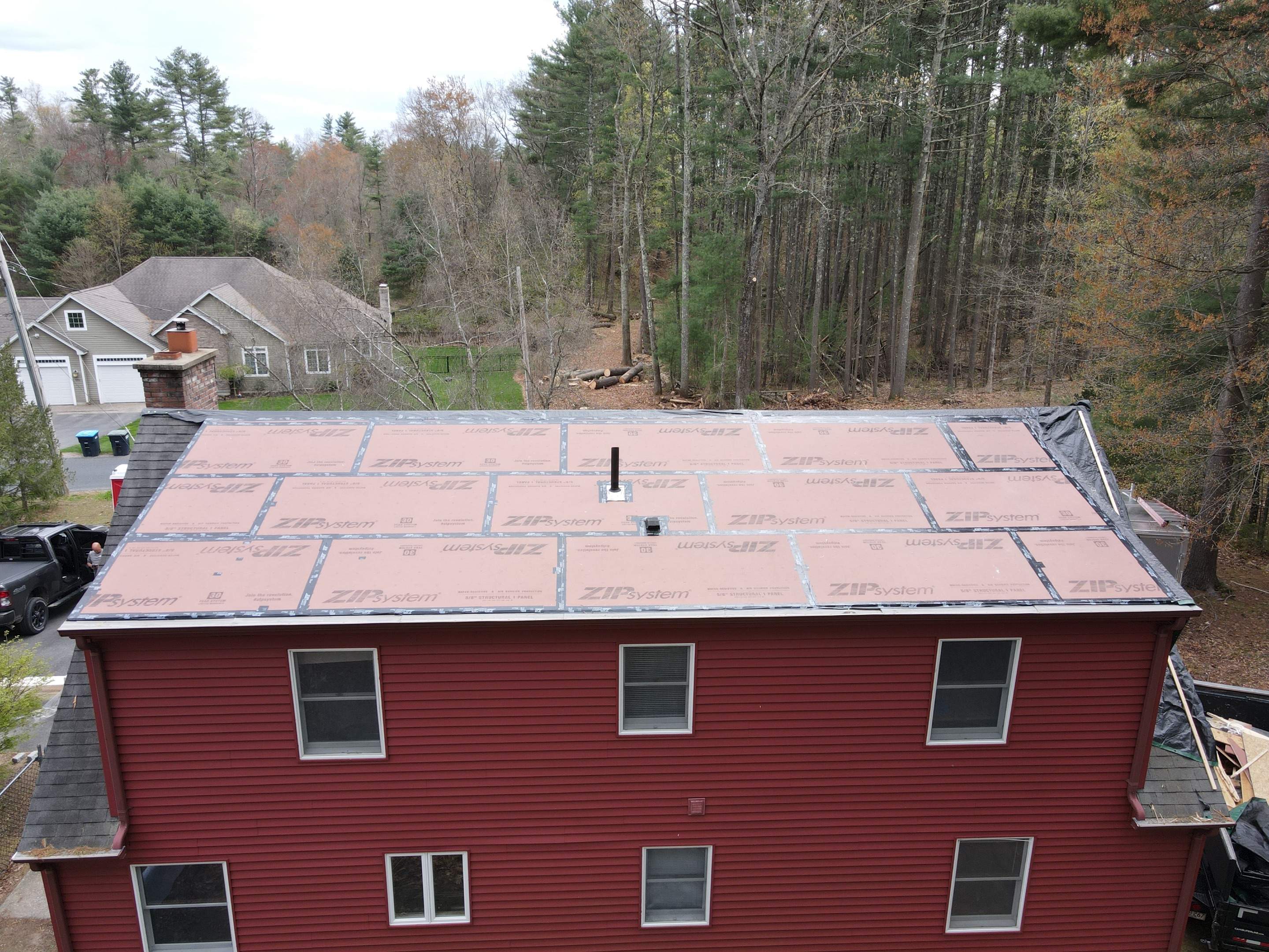 Tree Damage/Roof Repair by Chagnon Building & Remodeling LLC