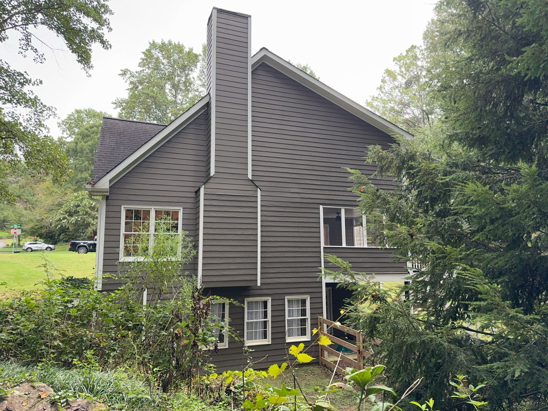 Marietta, GA Full Siding Replacement, 30+ Window Replacements, Screened-In Porch to Sunroom Conversion, Gutter Replacement, and Exterior Painting by Nelson Exteriors