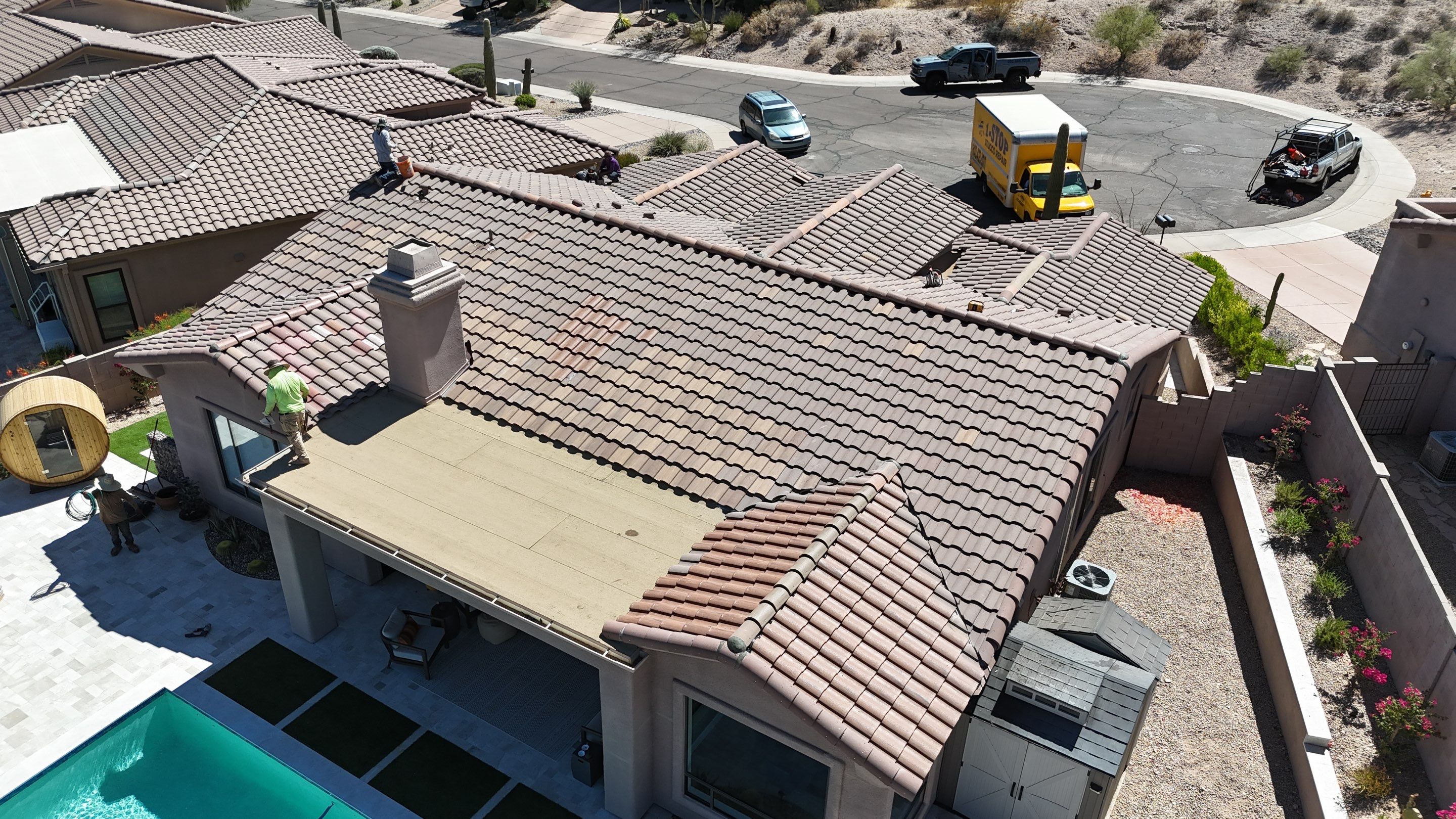 Project in Fountain Hills, AZ by Saint Roofing