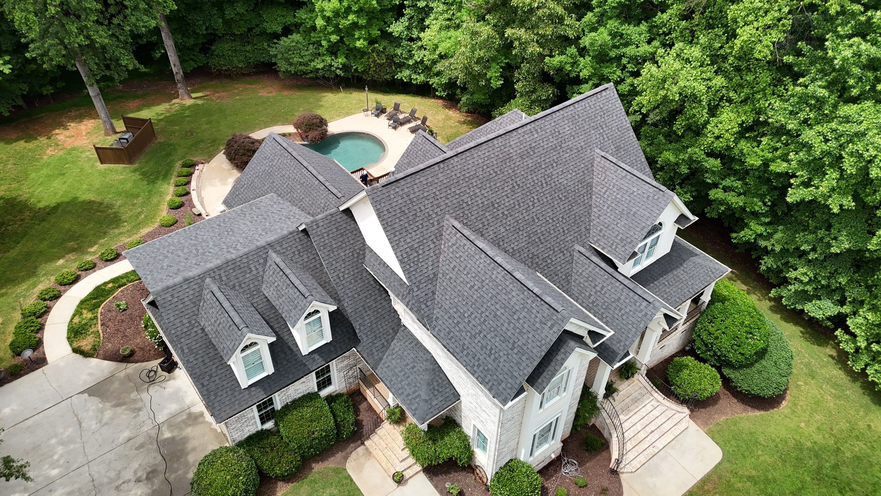 Insurance Paid Architectural Shingle Roof Replacement for Simpsonville Residence by Roofers LLC