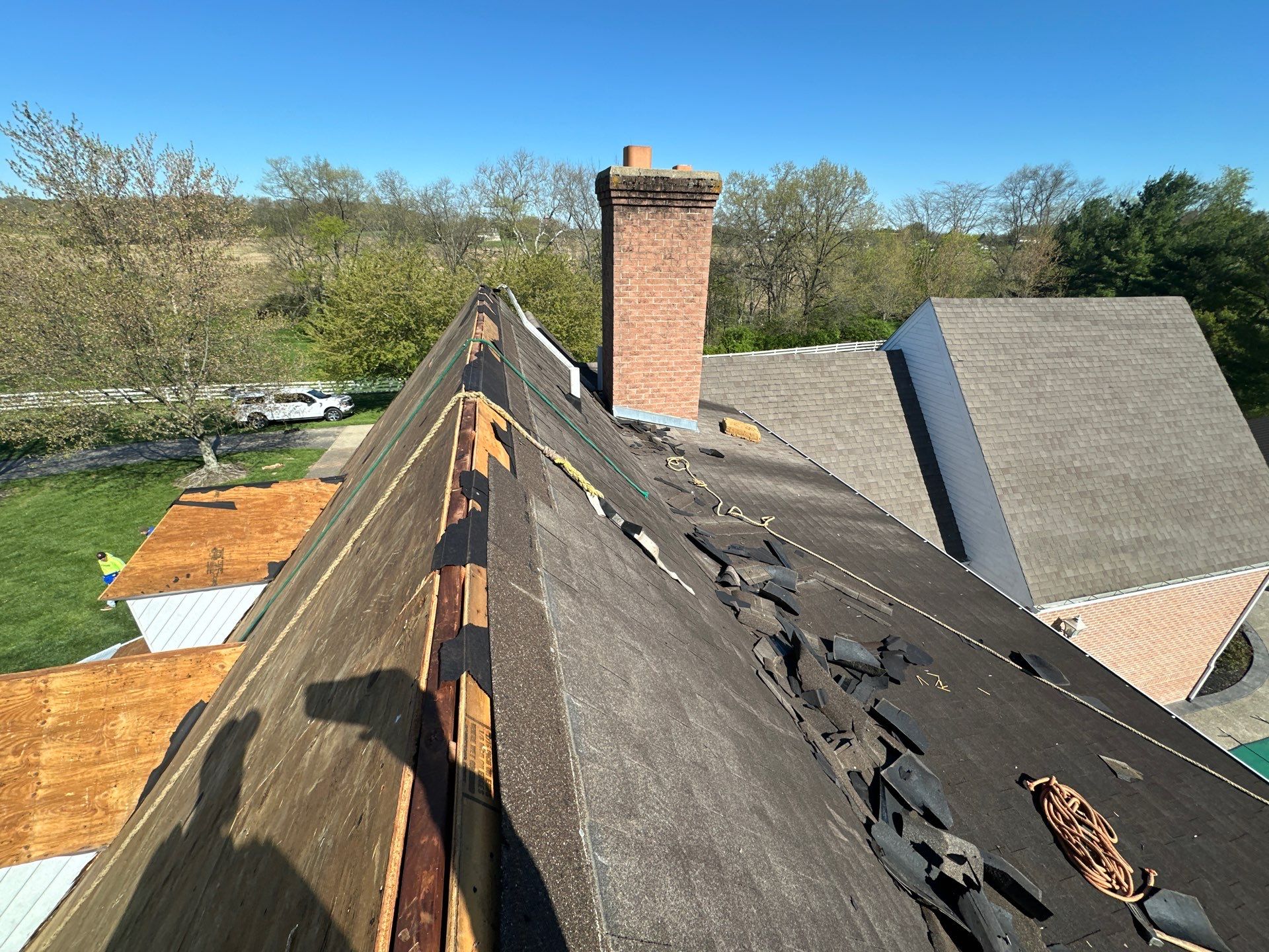 Residential Roofing Installation using Timberline HDZ Shingles - Barkwood by RoofX 