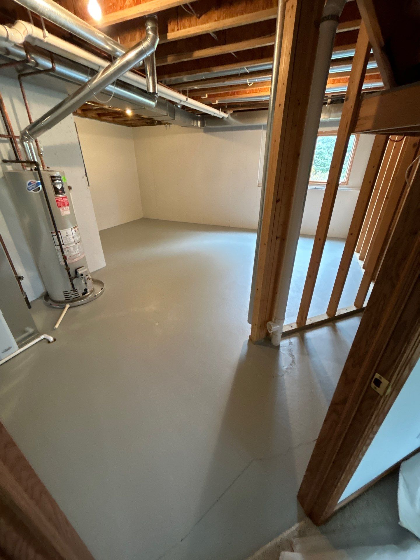Painting, Drywall Patching, Epoxy Floor, & Deck by Gordon Painting