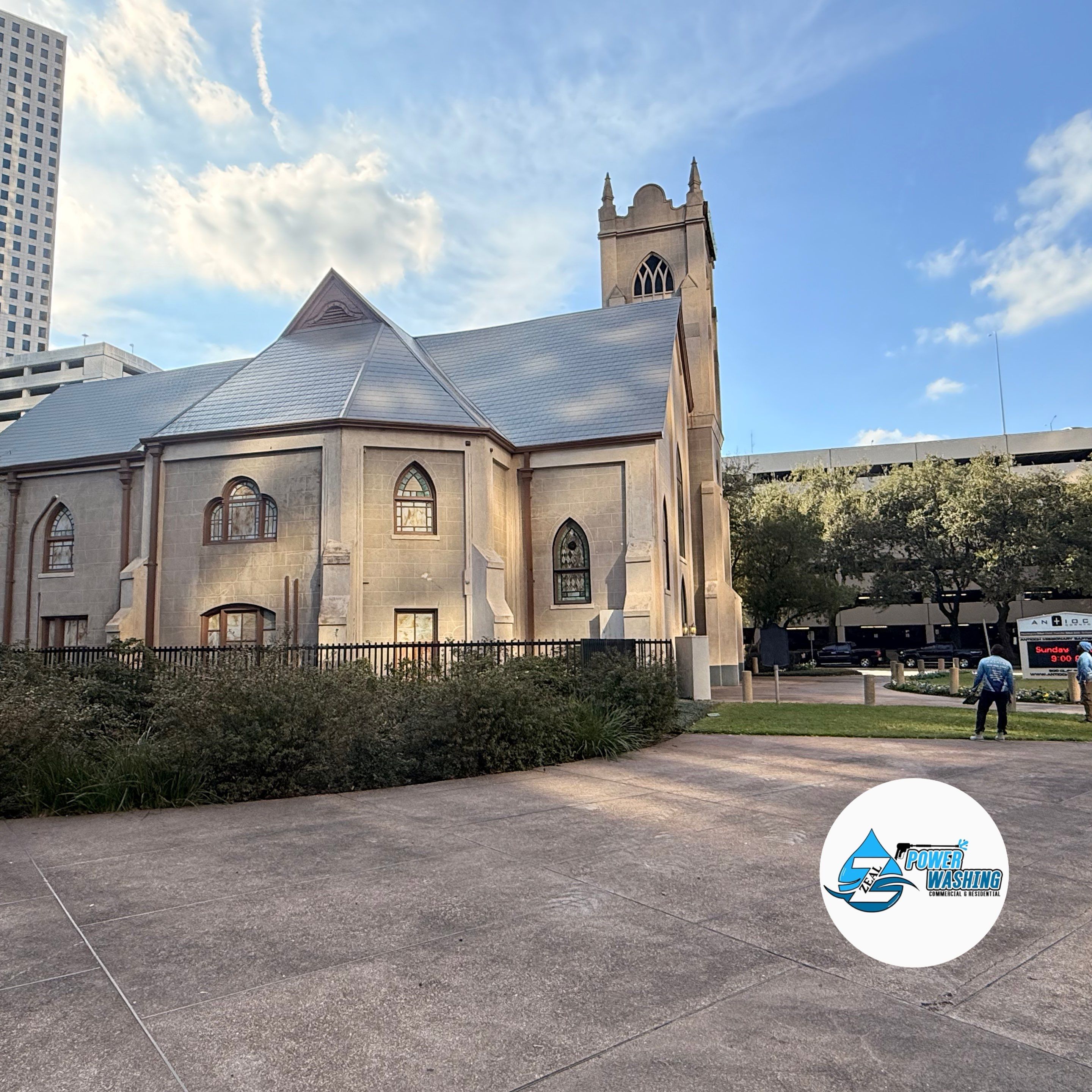 Historic Church Cleaning by Zeal Power Washing