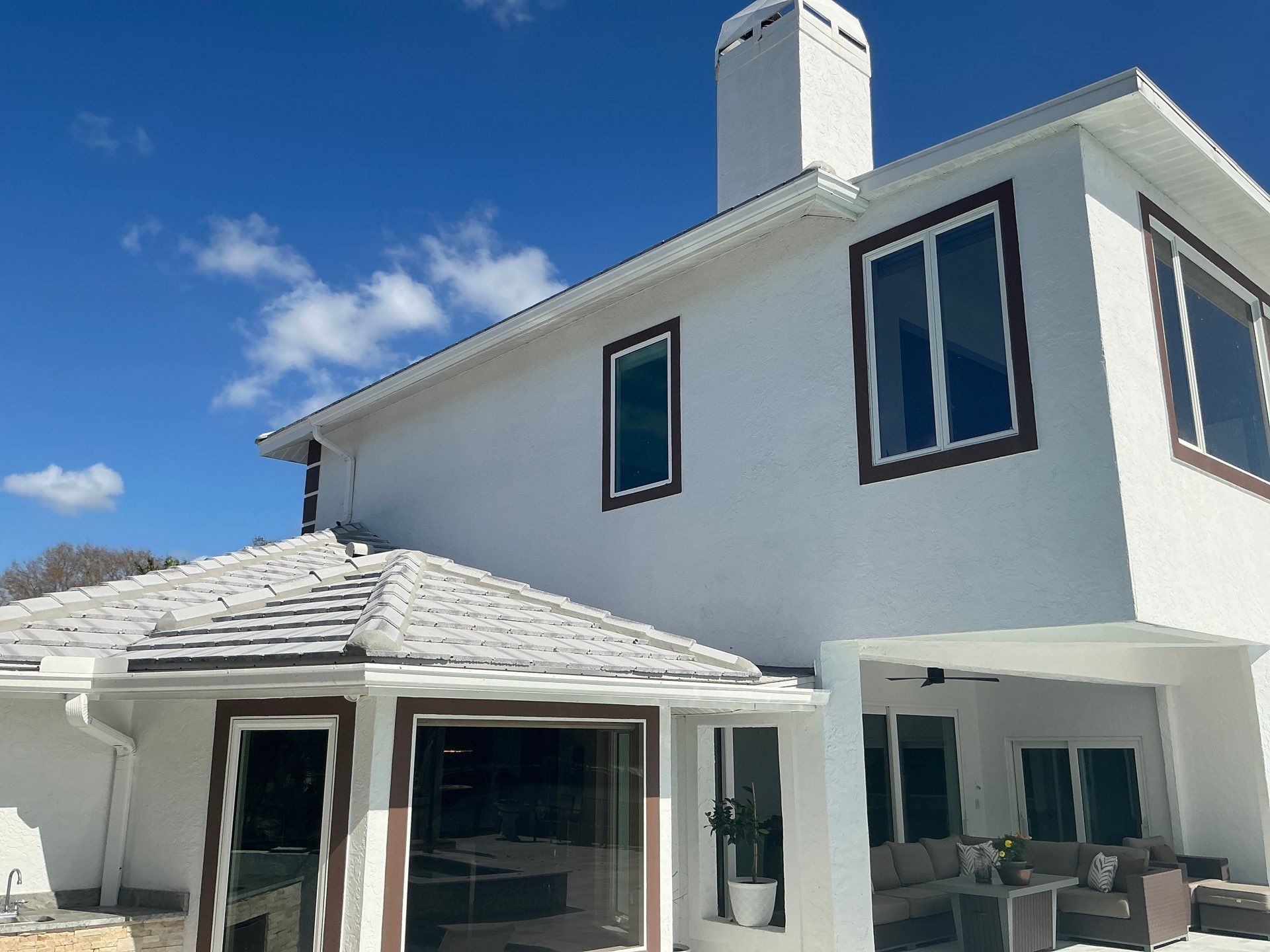 Repainting and Upgrading Gutters in Sarasota FL by Gutter Professors