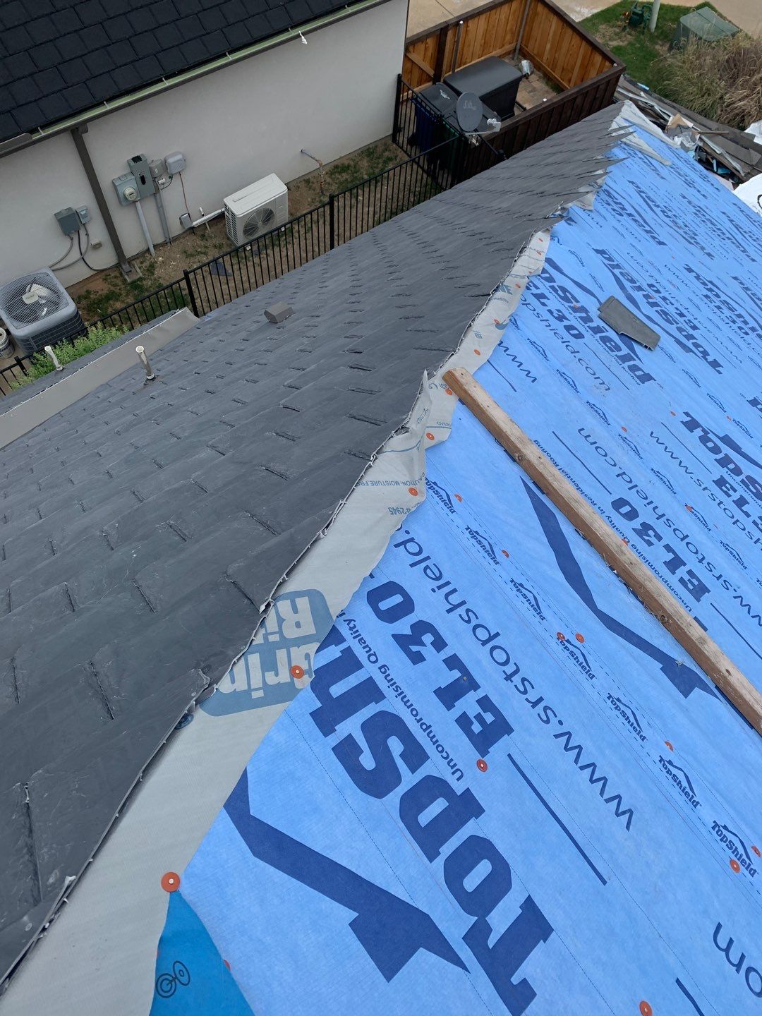 Roof Replacement using Davinci Bell Slate Shingles by Elite Roofing LLC