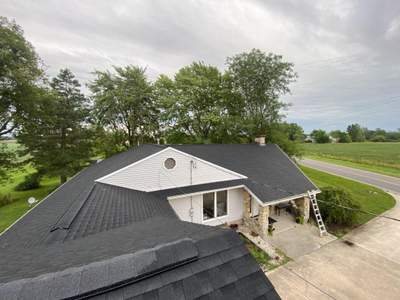 Storm damage roof replacement