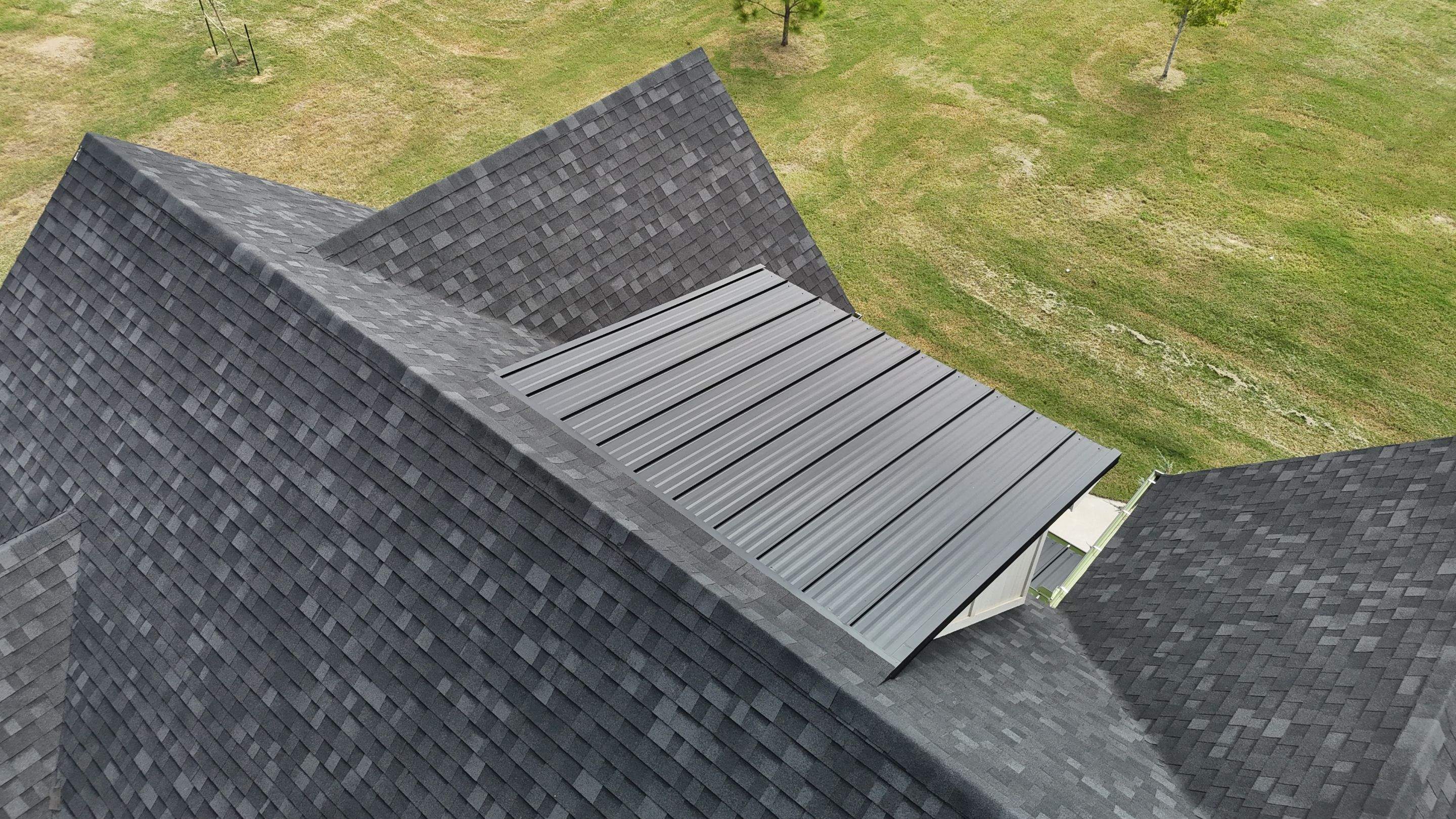 Custom Standing Seam Metal Roofing Accents - New Construction - Lake Eufaula, Oklahoma by 5Coat Roofing & Construction