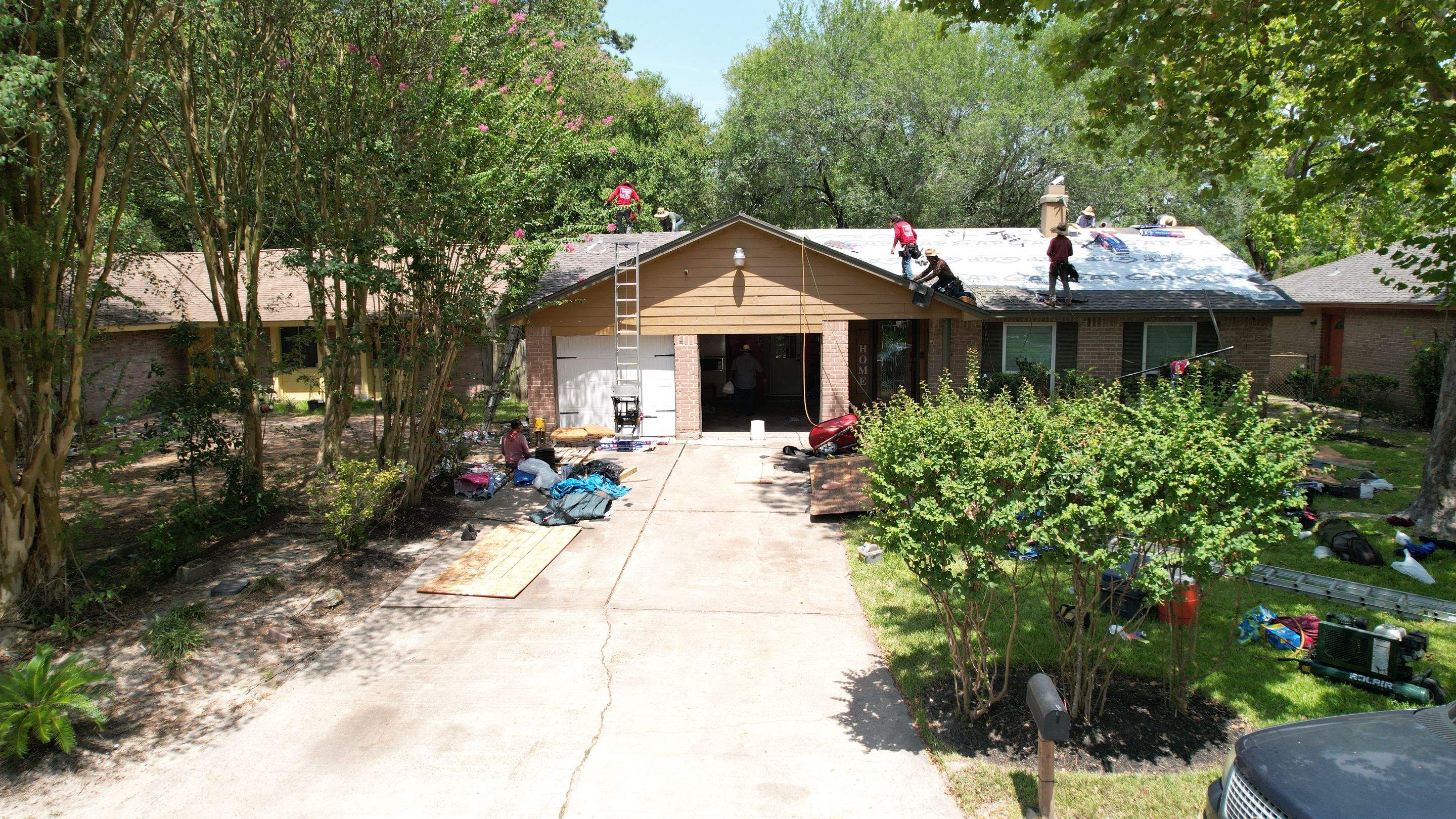 Complete Roof Replacement with Ridge Detail — Humble, TX by PL Roofing & SB Roofing, LLC.