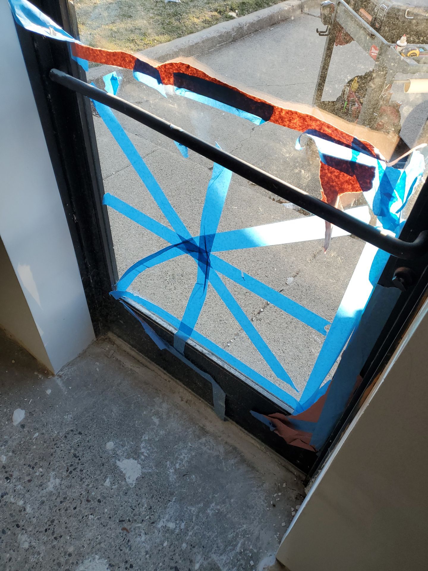 Removal and Installation of Security Door by FBH Architectural Security