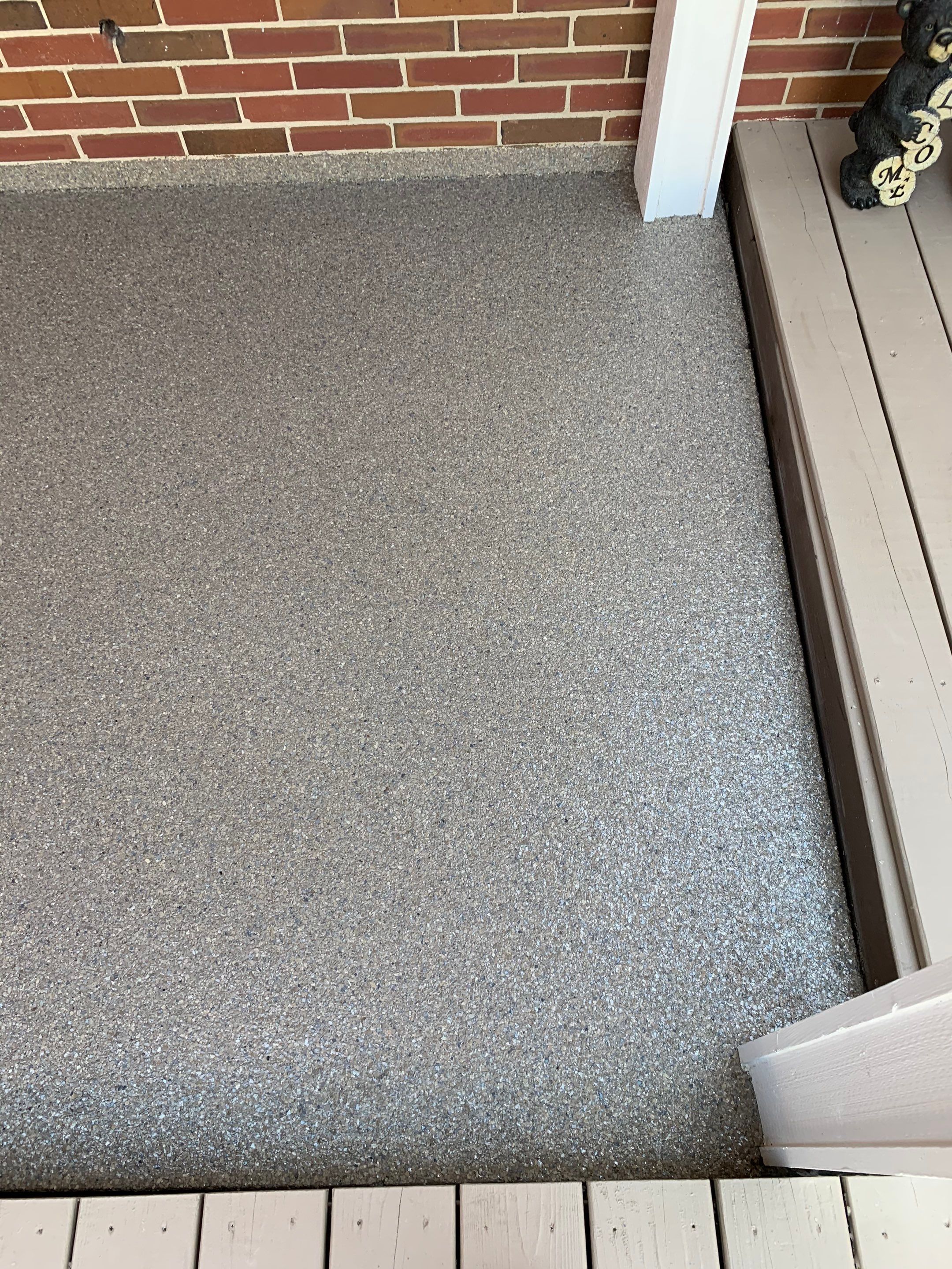 Patio Installation using Flint by Your1DayFloor.com