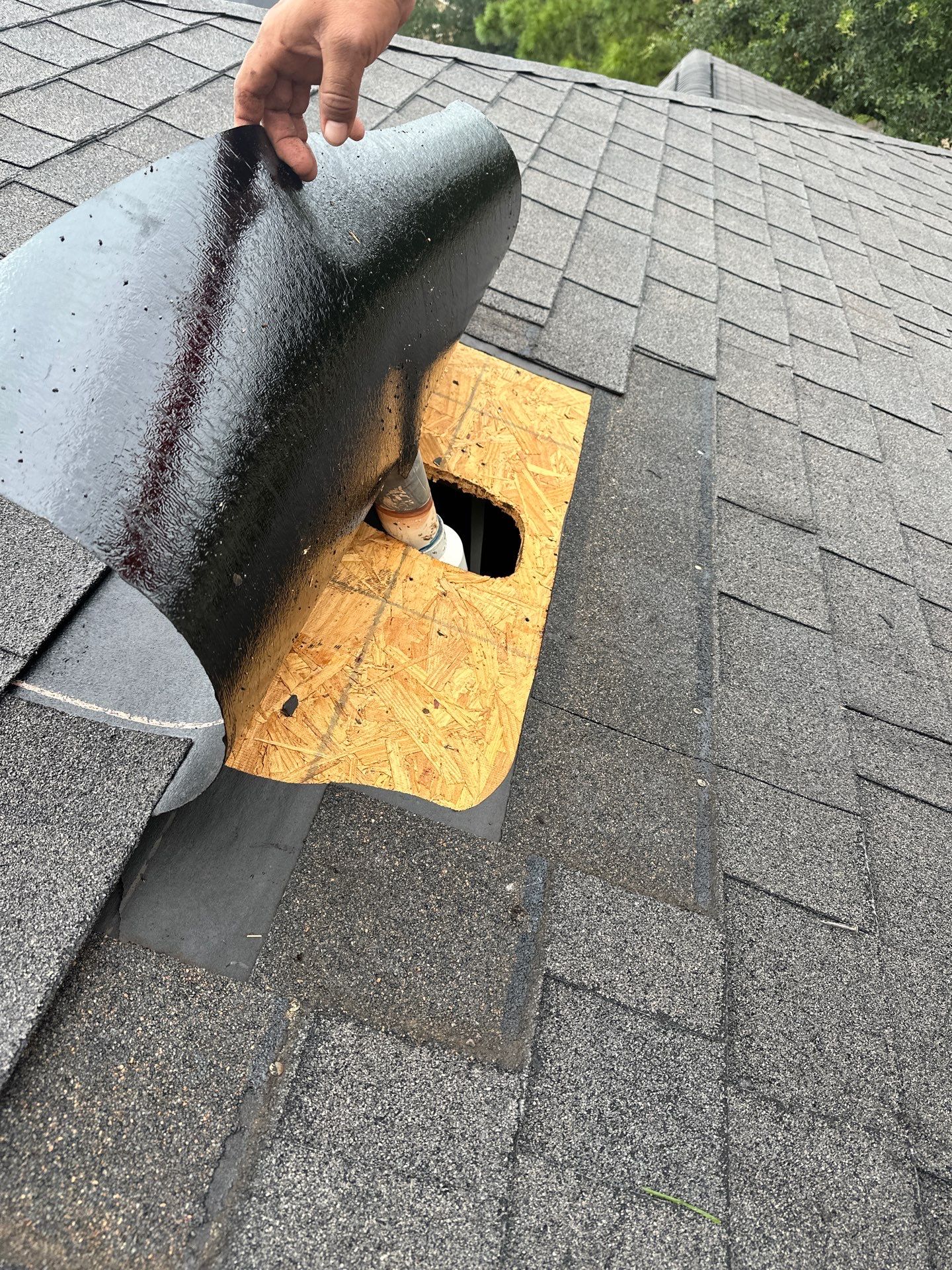 Hail Damage using Owen's Corning Duration (Lifetime) Shingles by Roof Repair Company