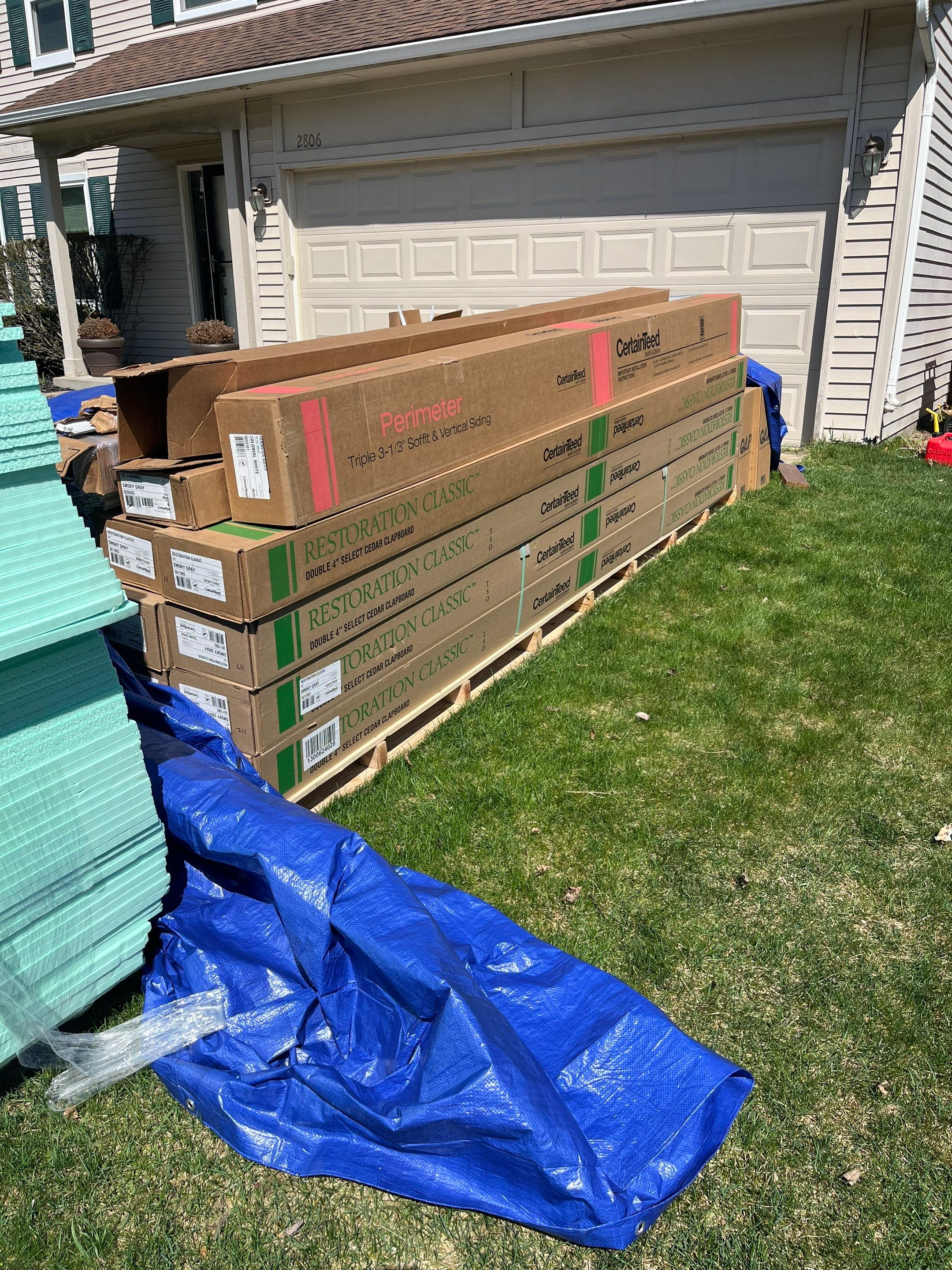Siding Replacement using CertainTeed Restoration Classis D4 by 180 Contractors