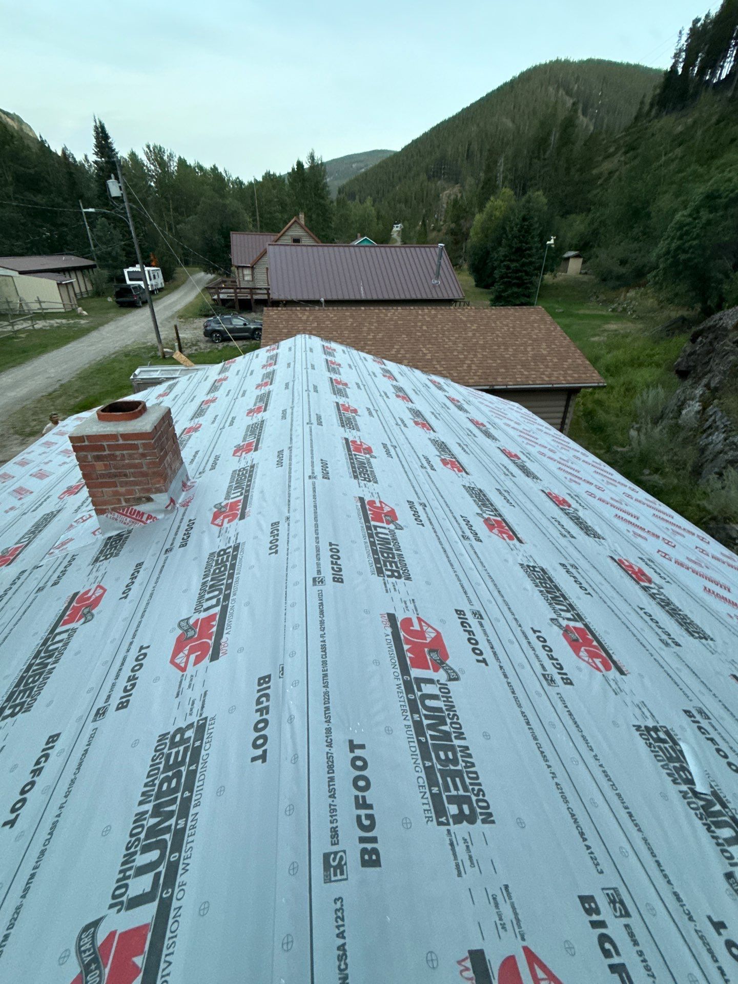 Project in Neihart by KQC Roofing