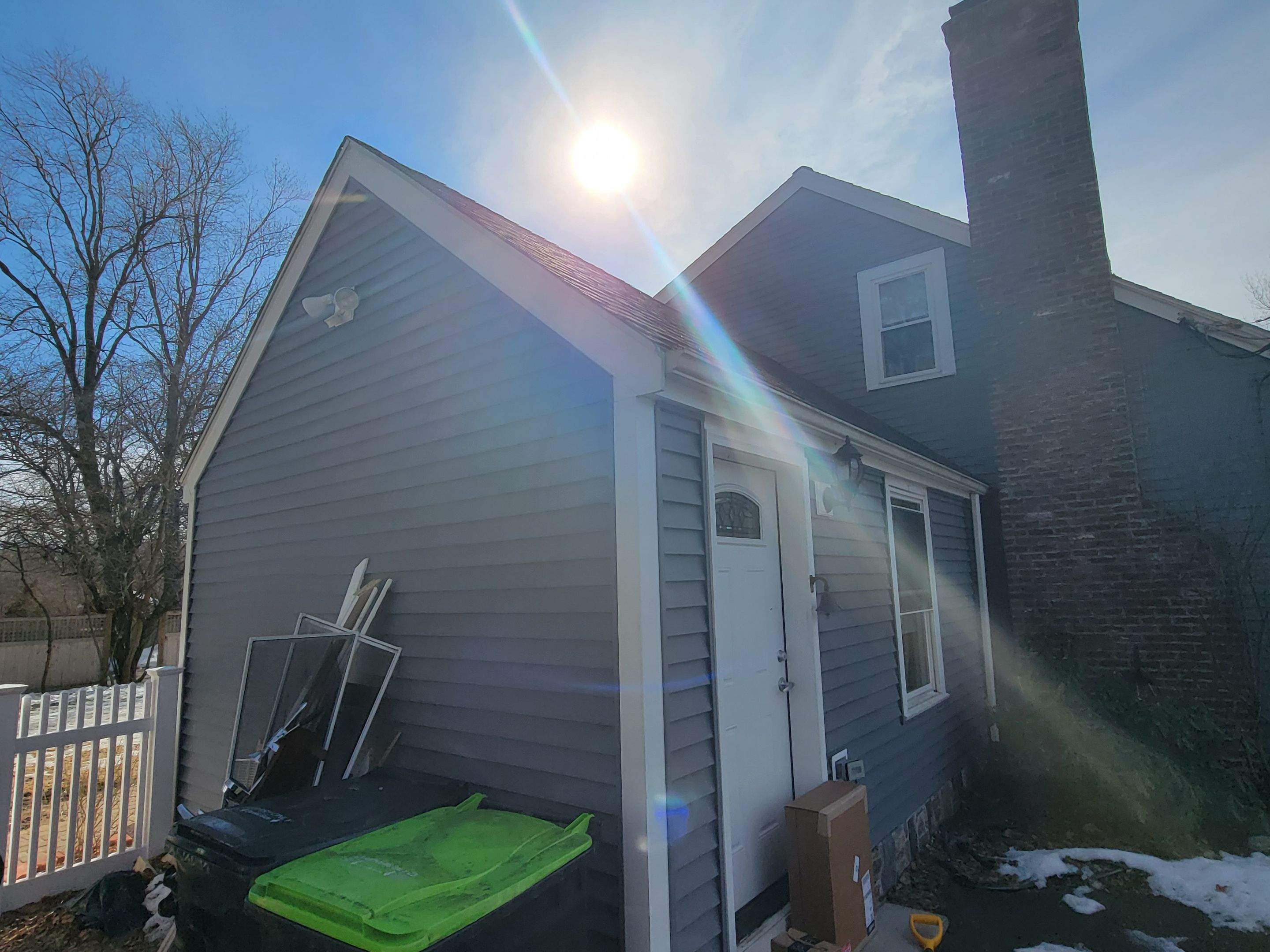 Siding Installation using James Hardie. New ThermaTru entry door and Marvin windows by UBrothers Construction