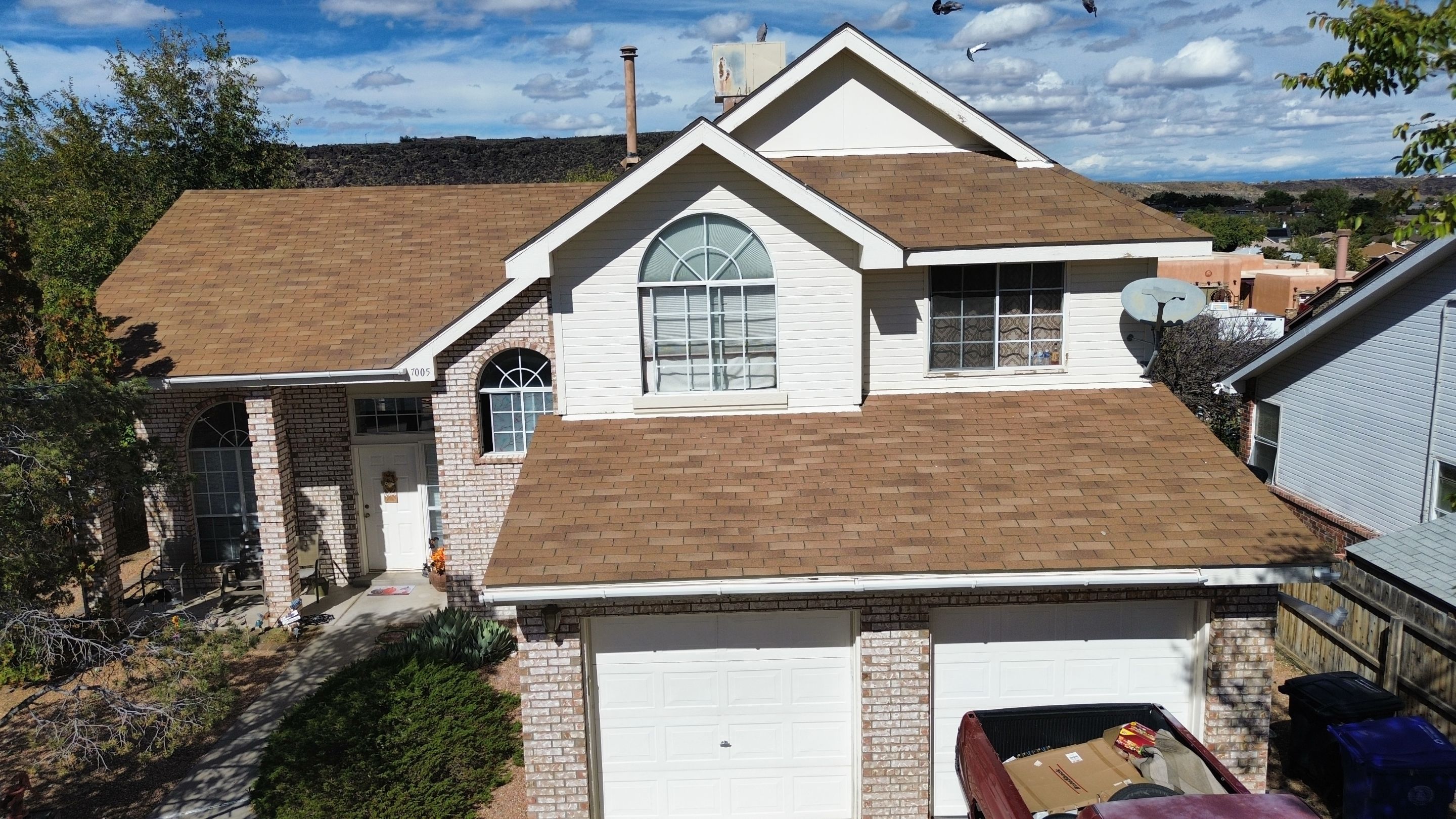Northwest Albuquerque Residential Shingle Replacement and Gutter Repair by Doyle Roof Masters Inc