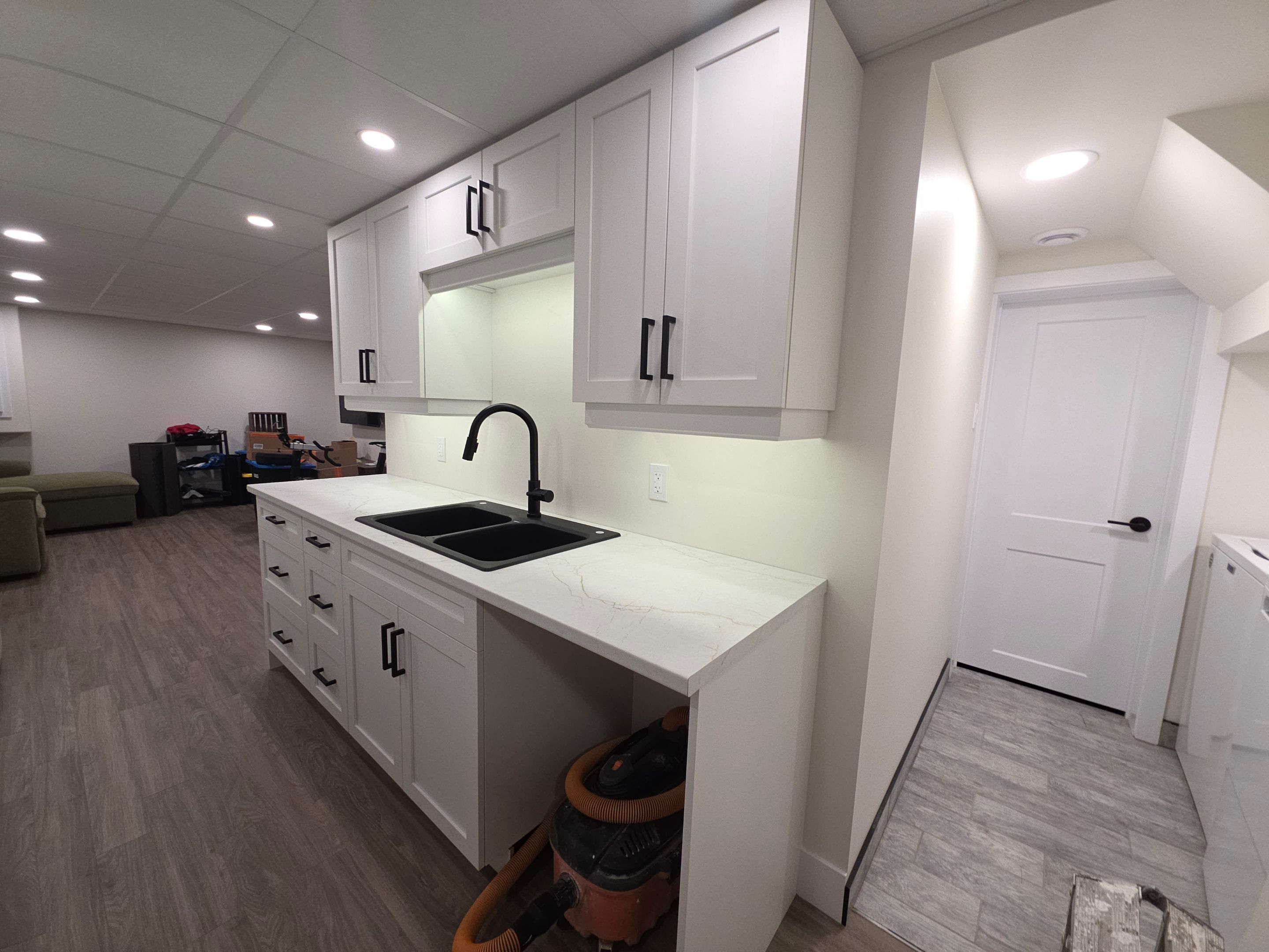 Basement Reno by Impact Construction Sudbury