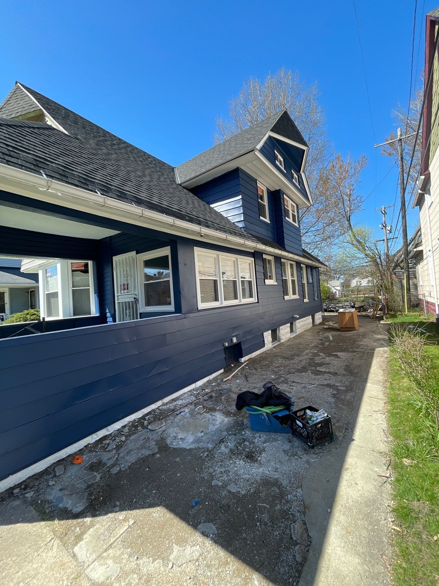 Exterior Painting using Benjamin Moore Element Guard by Callaway Contracting LLC