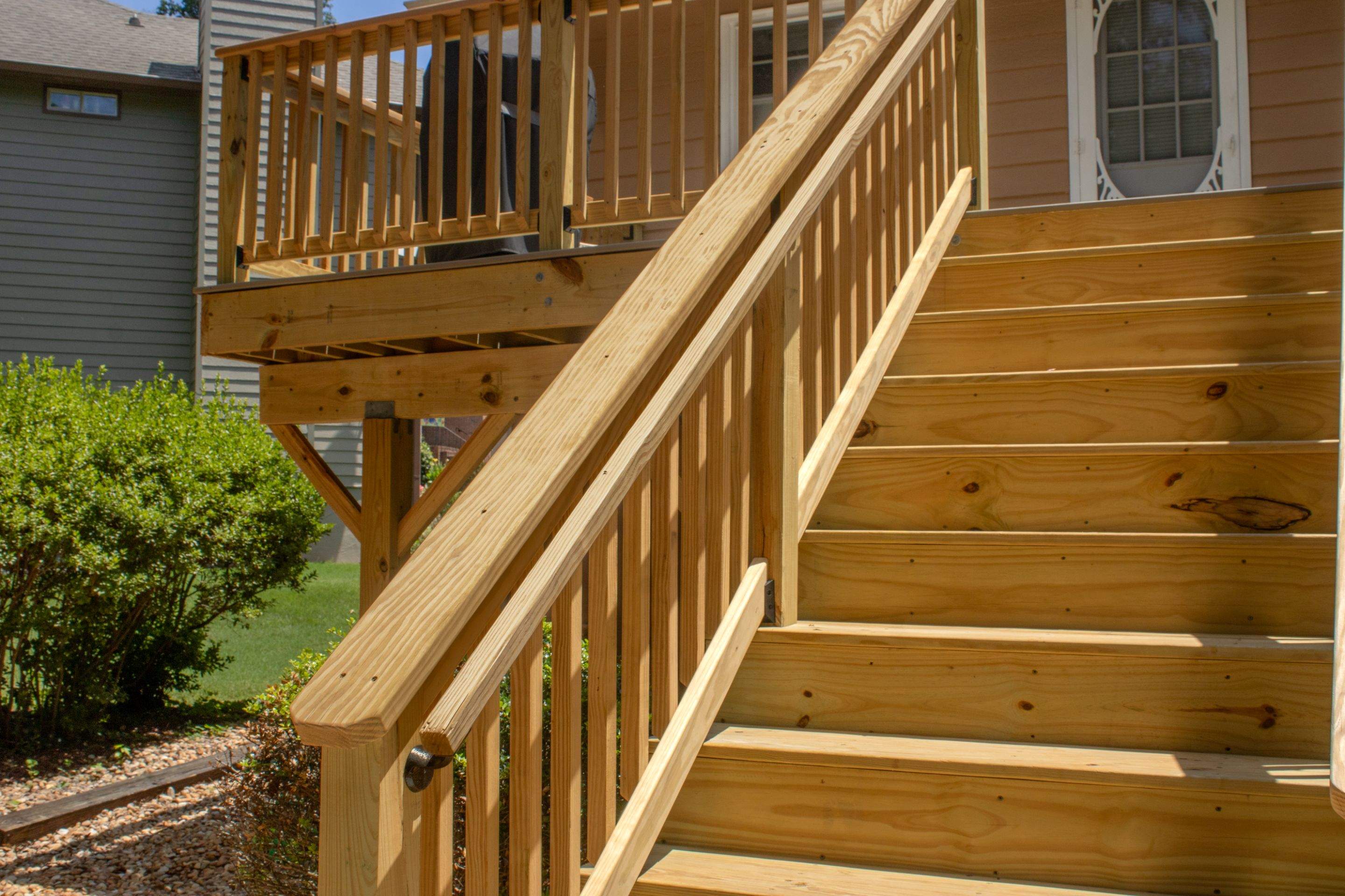 Lawrenceville, GA Deck Rebuild using Deckorators Venture Series and Pressure Treated Pine by Nelson Exteriors 