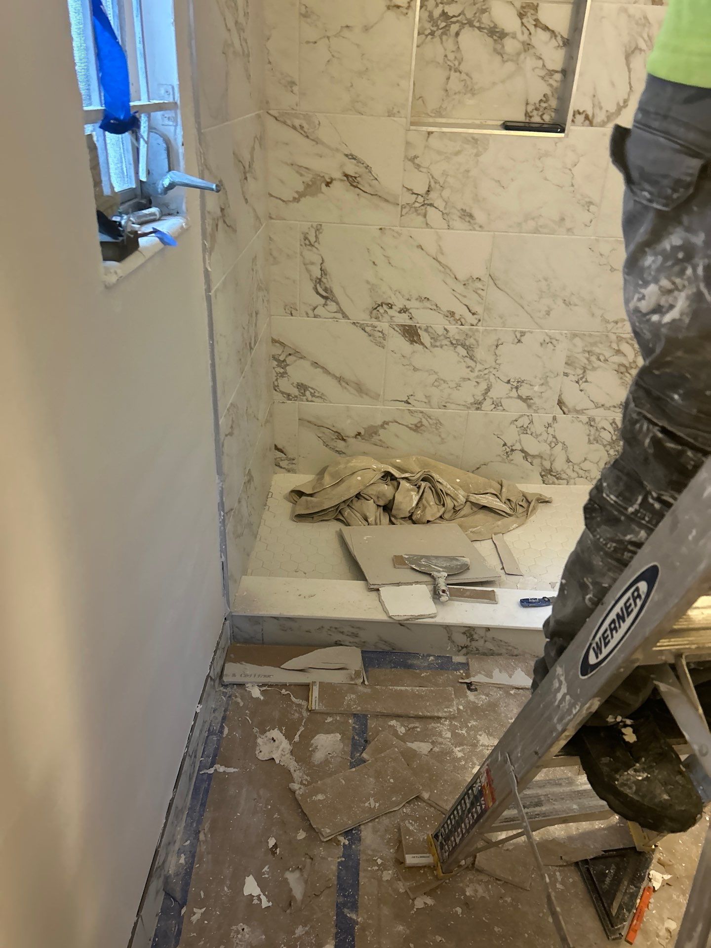 Dual Bathroom Makeover by urban green energy llc