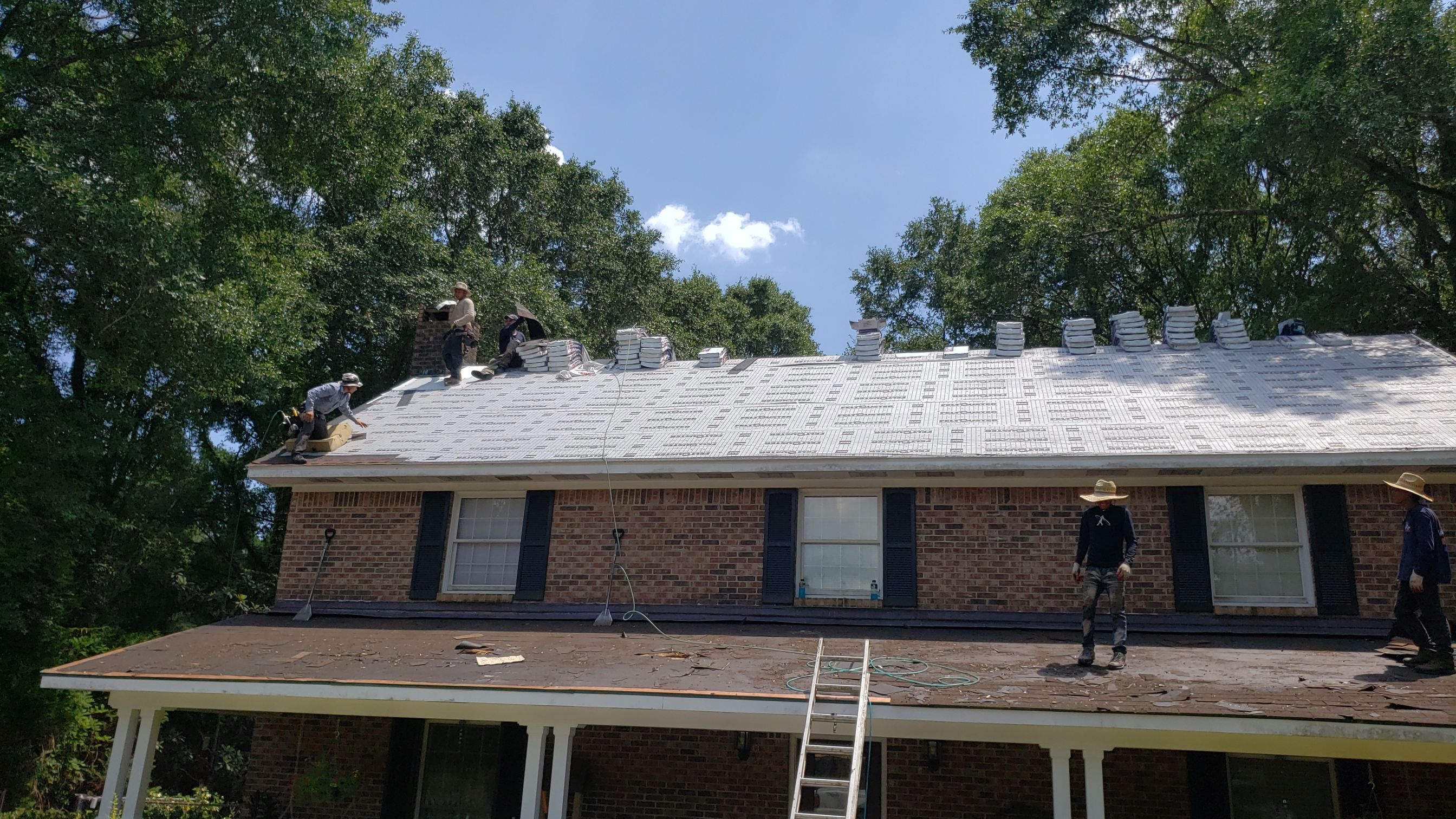 Residential Roofing Installation using Roof Replacement by American Roofing & Construction LLC