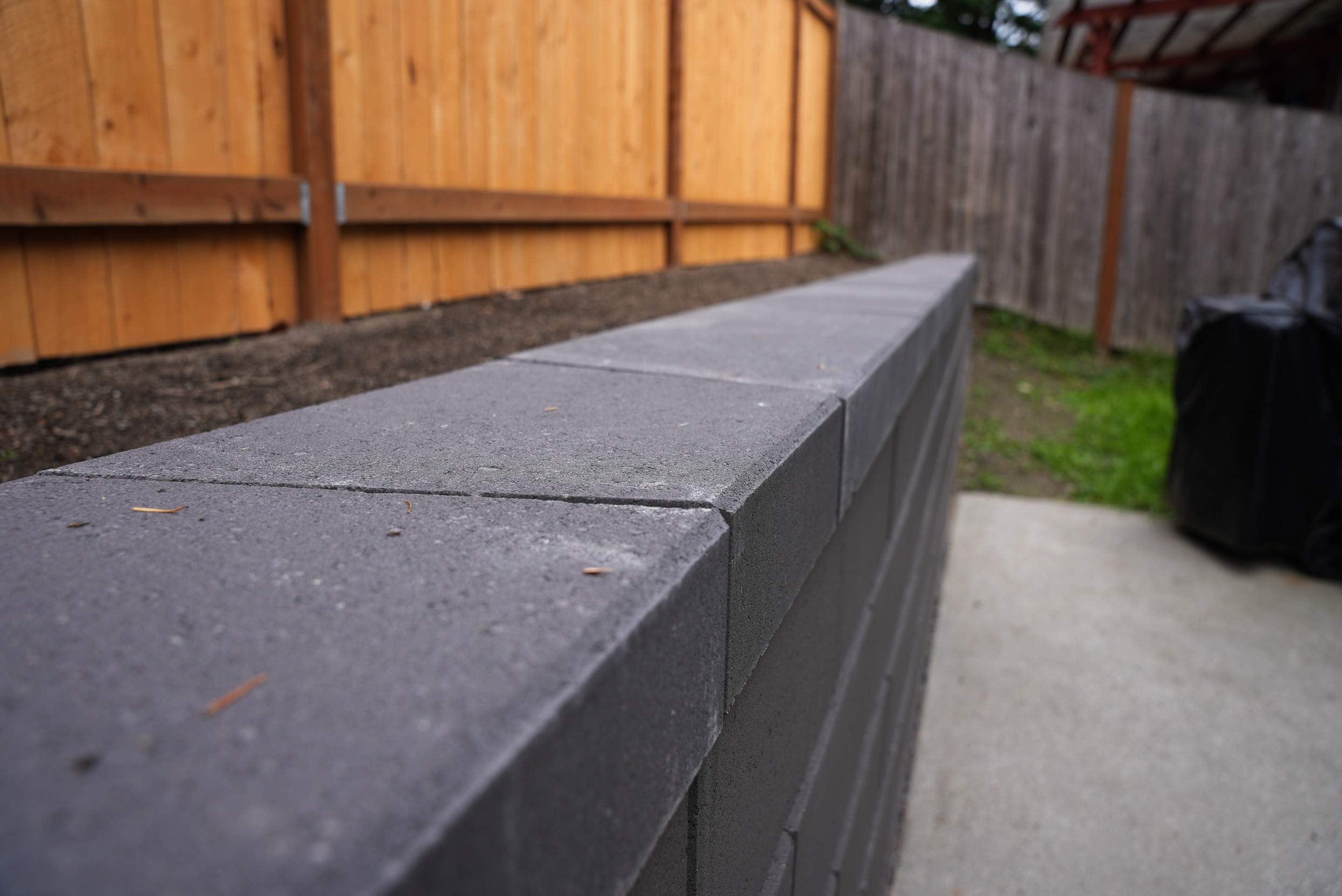 Jireh Outdoor Projects | Retaining Wall & Fence Build by Jireh Asphalt & Concrete Inc 