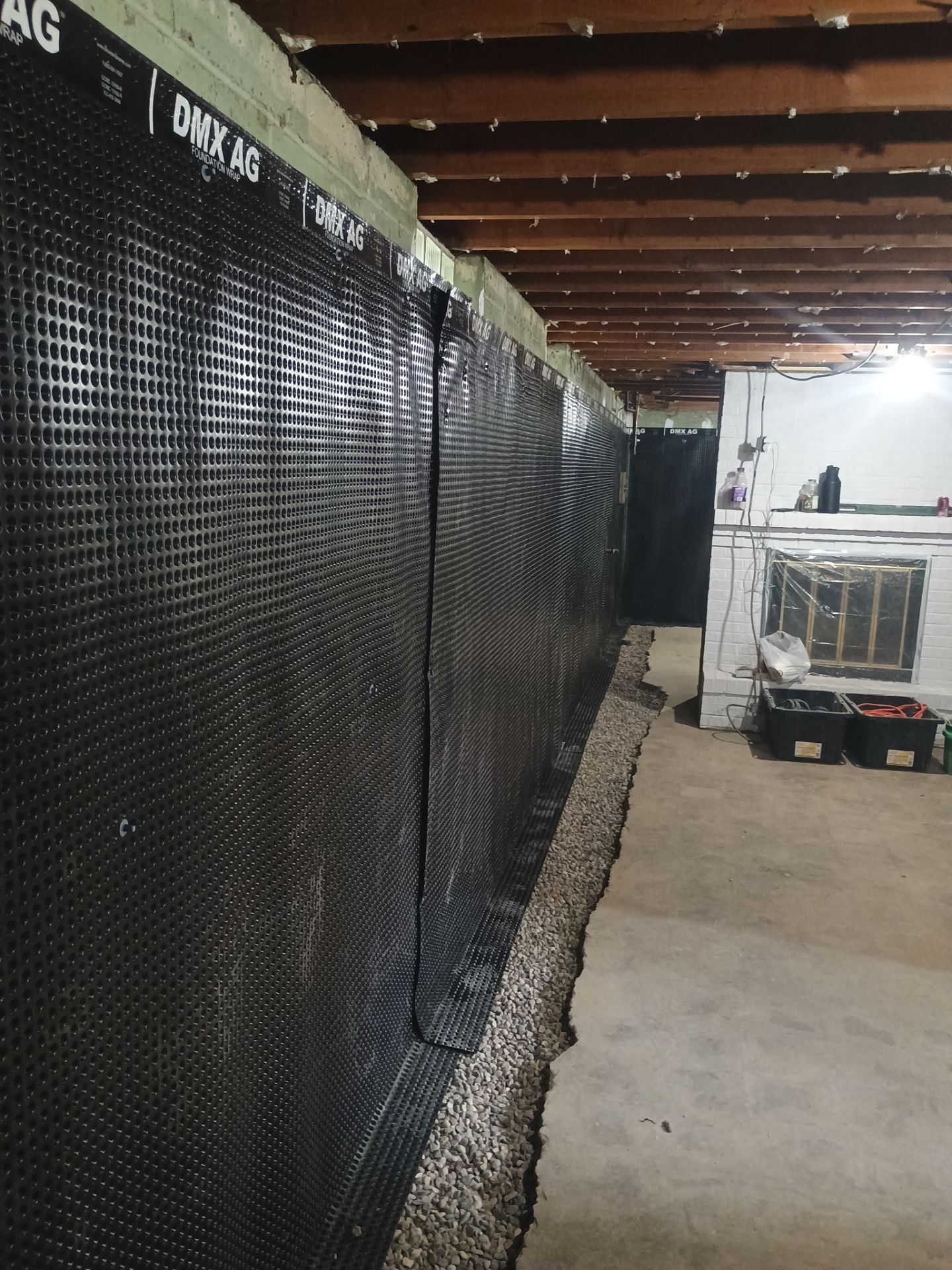 Interior Drain Tile & Wall Drainage in Southwest Minneapolis by Waterproofing Northeast