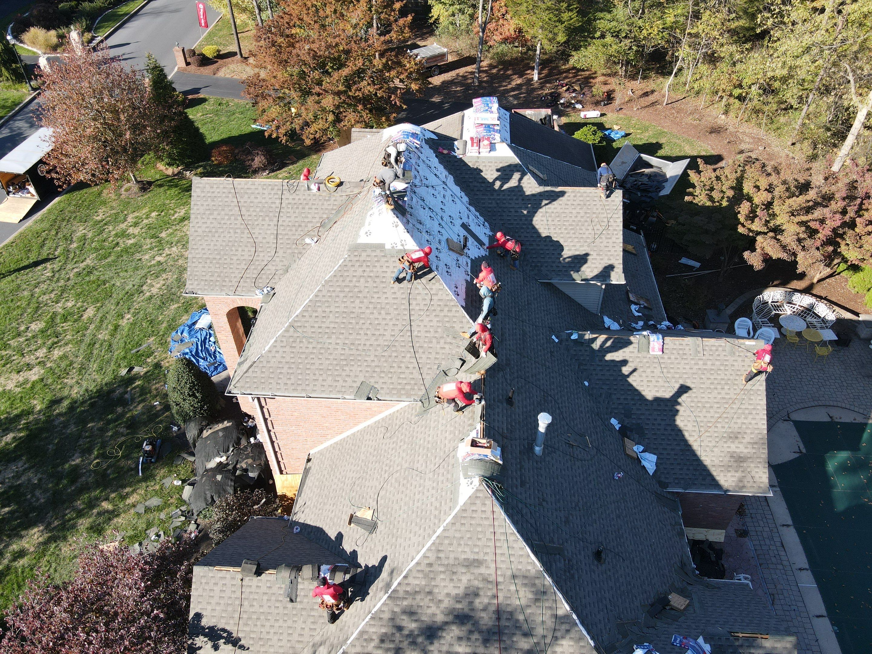 GAF SYSTEM INSTALL WEATHERED WOOD  by Teflon Roofing