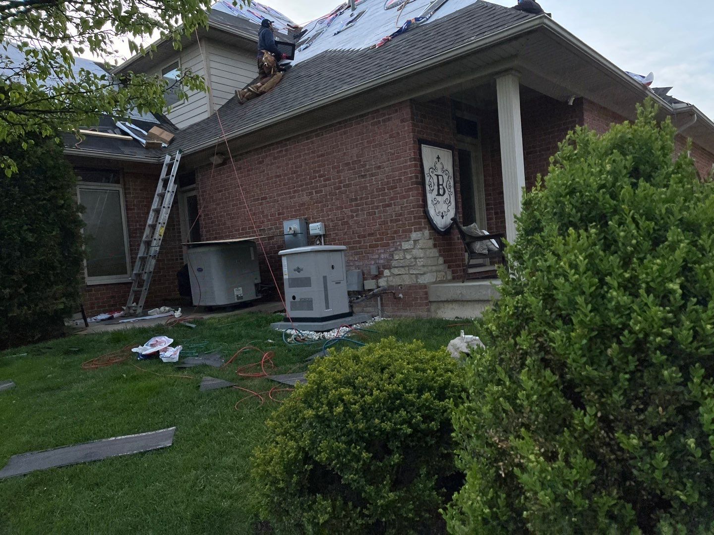 Residential Roofing Installation using GAF Timberline HDZ Weathered Wood by Nitro Roofing and Construction
