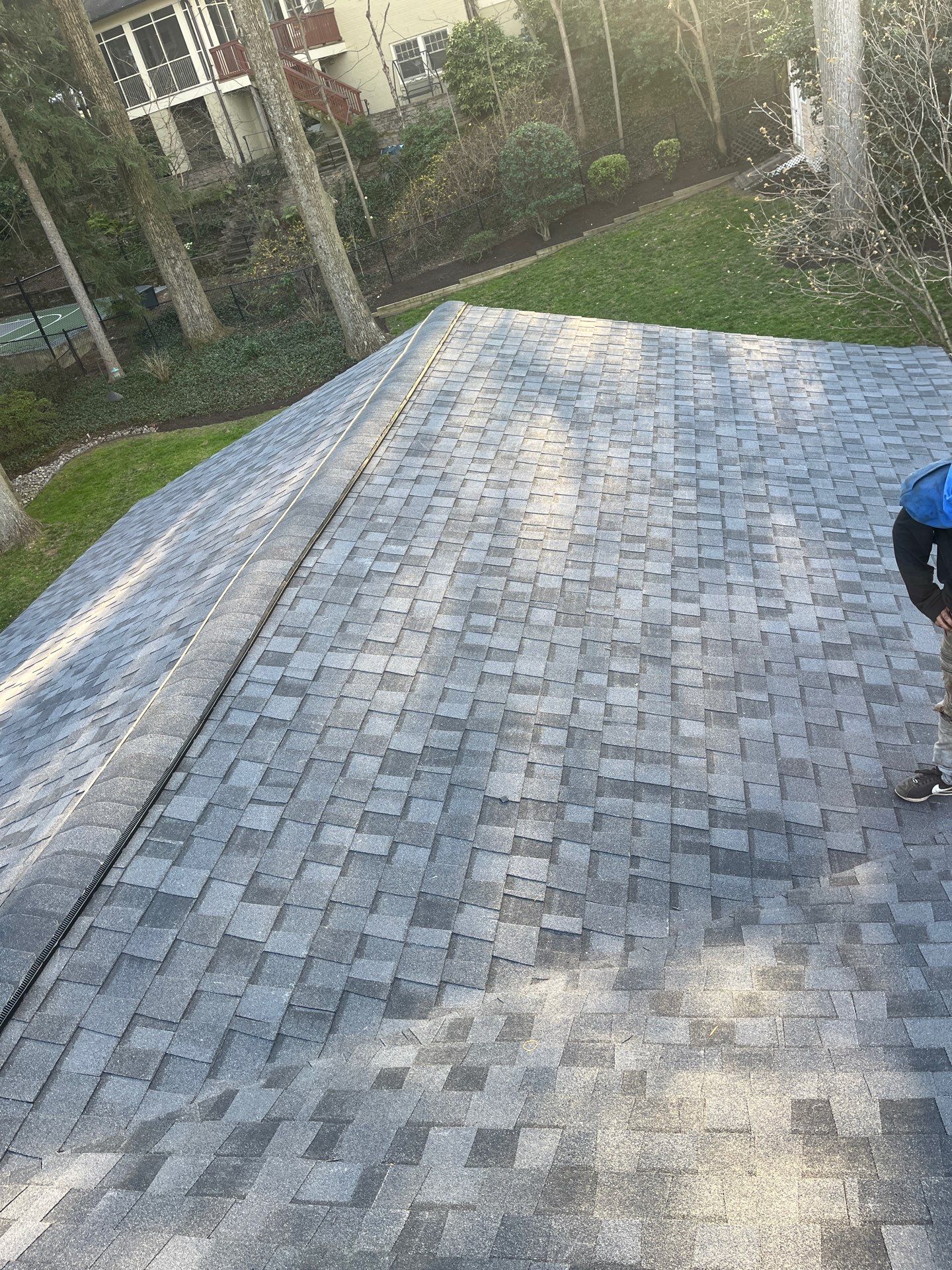 Arlington CertainTeed Landmark Pro Roof in Max Def Moire Black by RM Banning, Inc.