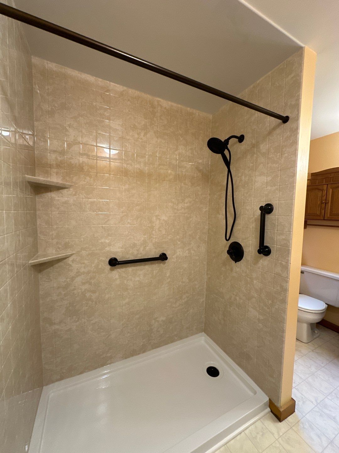 Tub to Walk-In Shower Installation in Jamaica, VT by Yankee Home Improvement