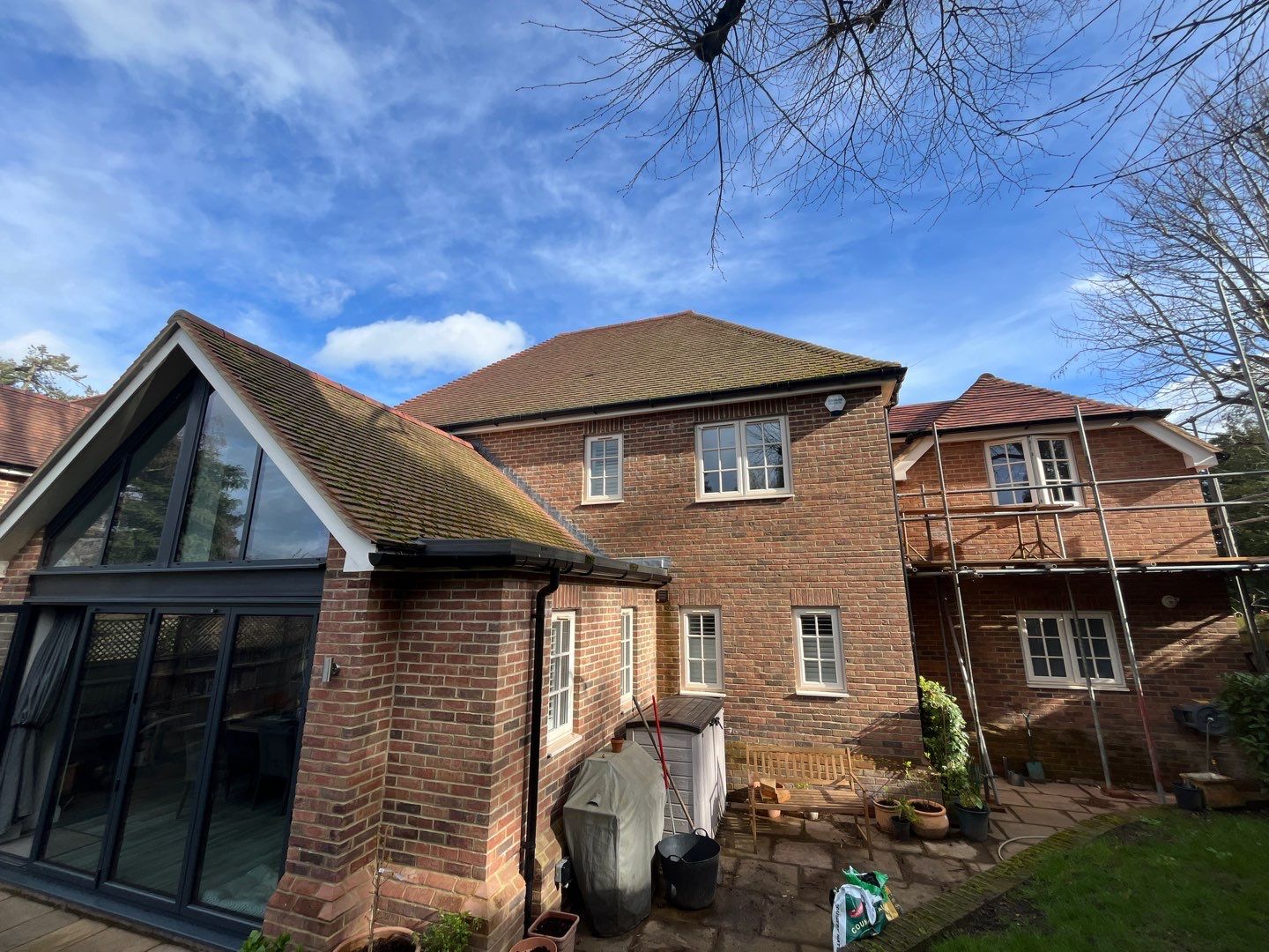 Roof Clean  - Moss Removal - Gutter Clean using Honda 15lpm Low Pressure Washing Machine by Ges Exterior Cleaning ltd