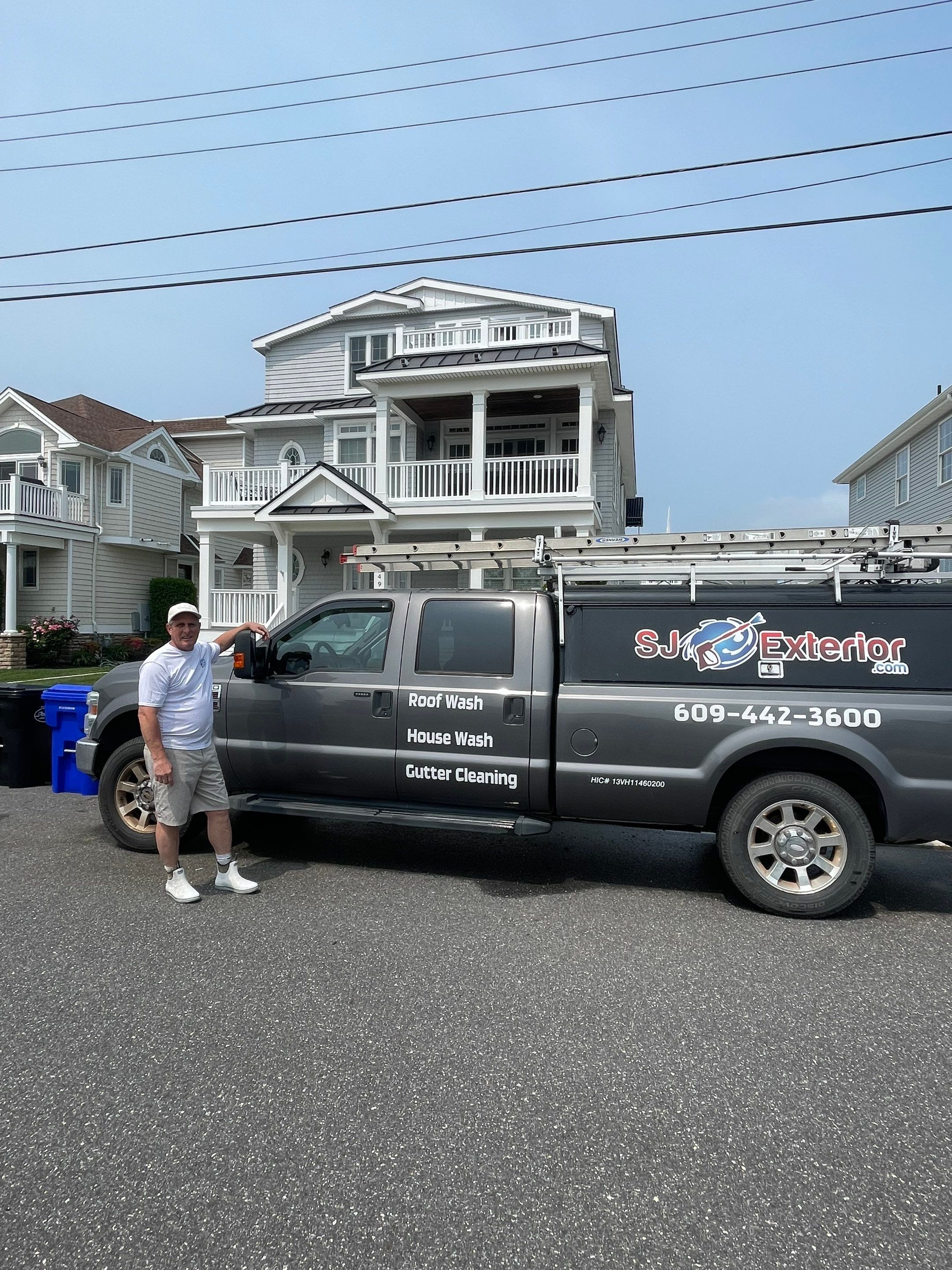 Pool Patio, Deck and railings, House Wash & concrete by SJ Exterior