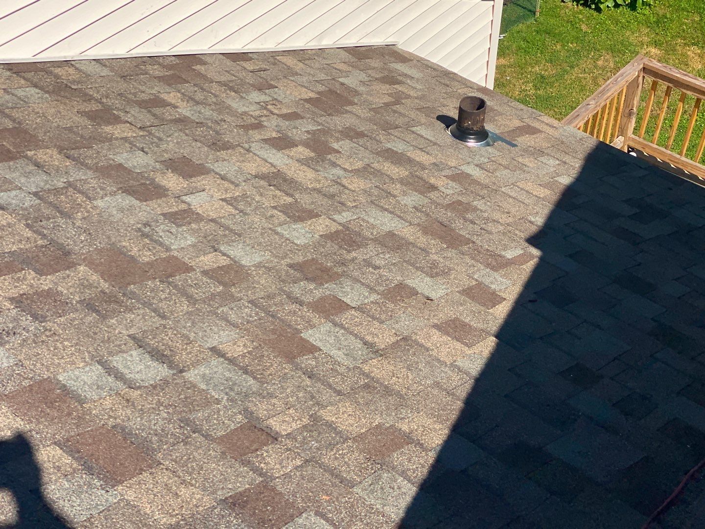 Residential Roofing Installation using Owens Corning Duration Driftwood by A Plus Exterior
