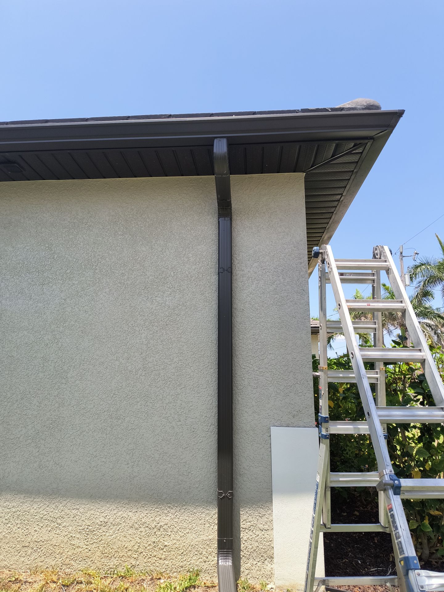 Musket Brown 6-inch Gutters in Cape Coral FL by Gutter Professors