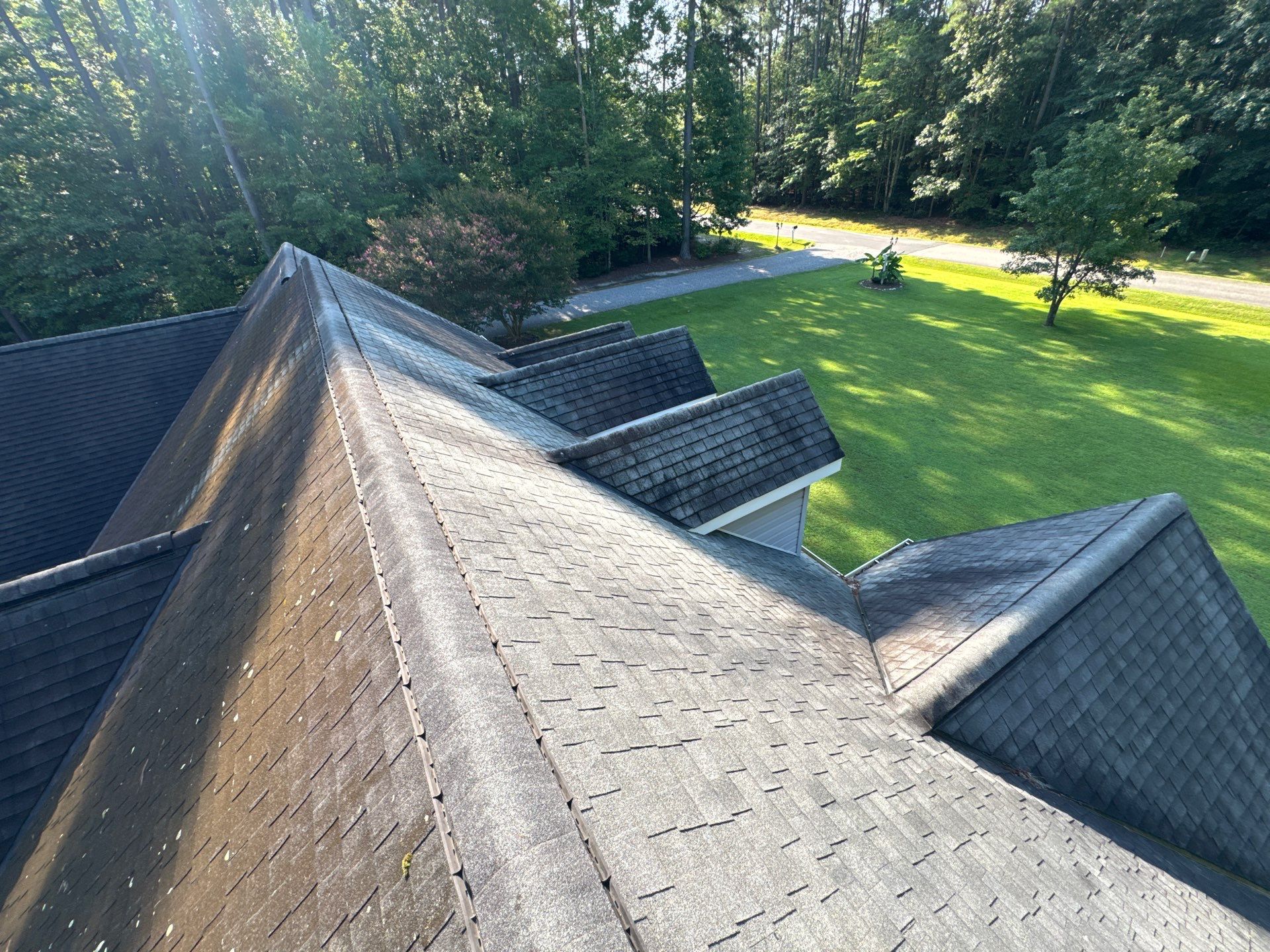 Architectural Shingle Roof Replacement for Multi-Gabled Home in Mathews by Cade Construction