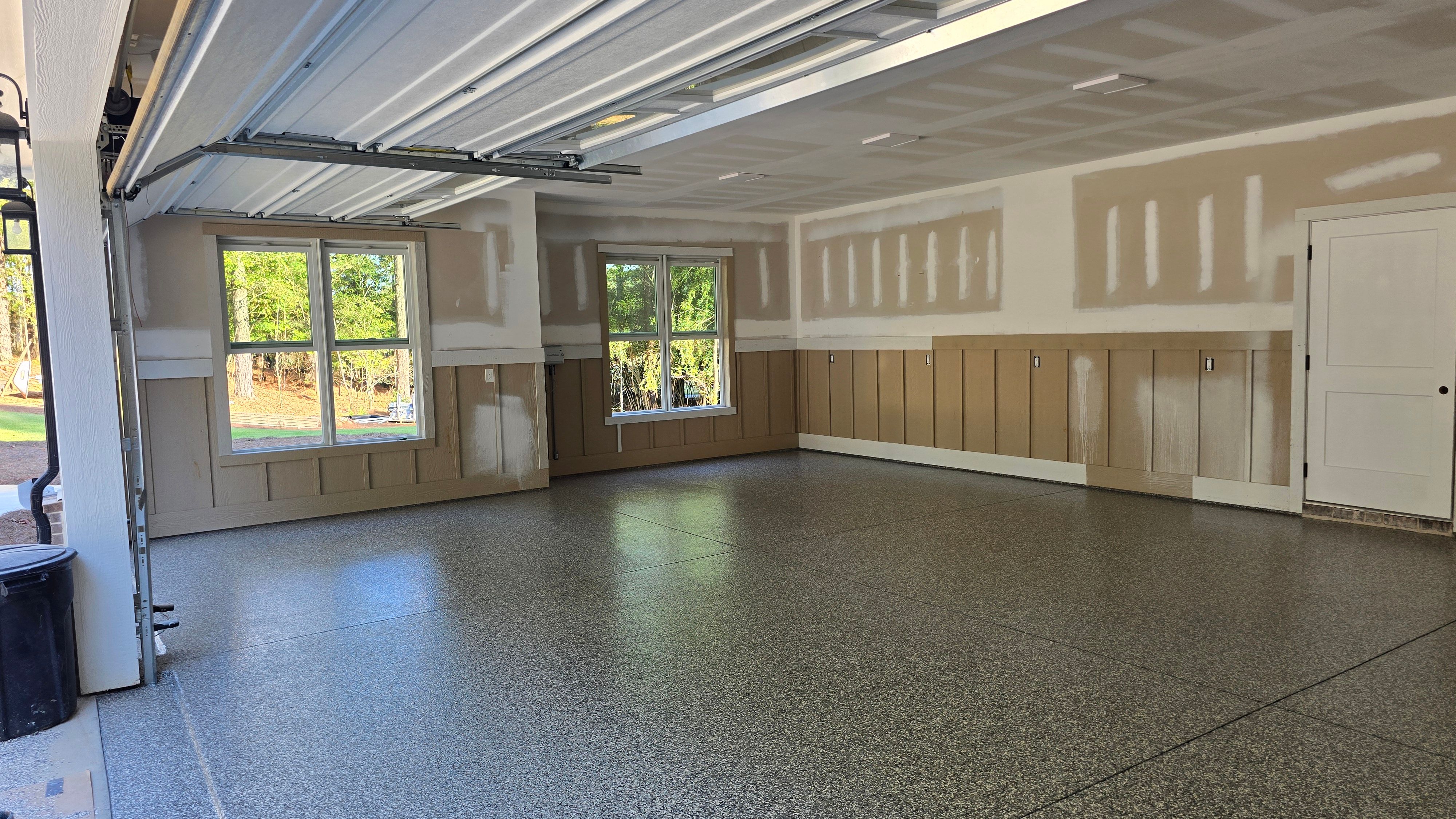 Garage using Mushroom by Elite Floor Solutions