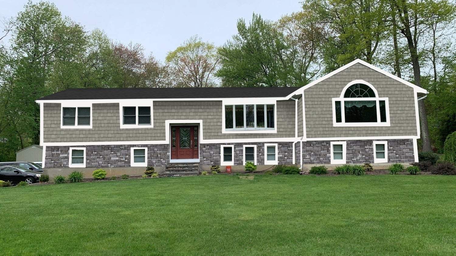 New Roofing, Siding front door by A Plus Exterior