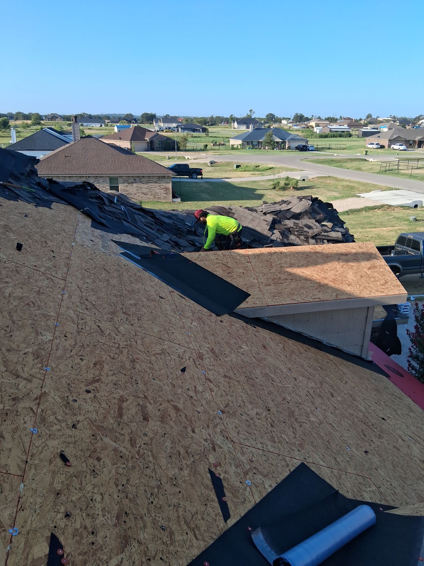 Residential Roof Replacement and Decking Repair in Springtown, Texas by Performance 1 Roofing