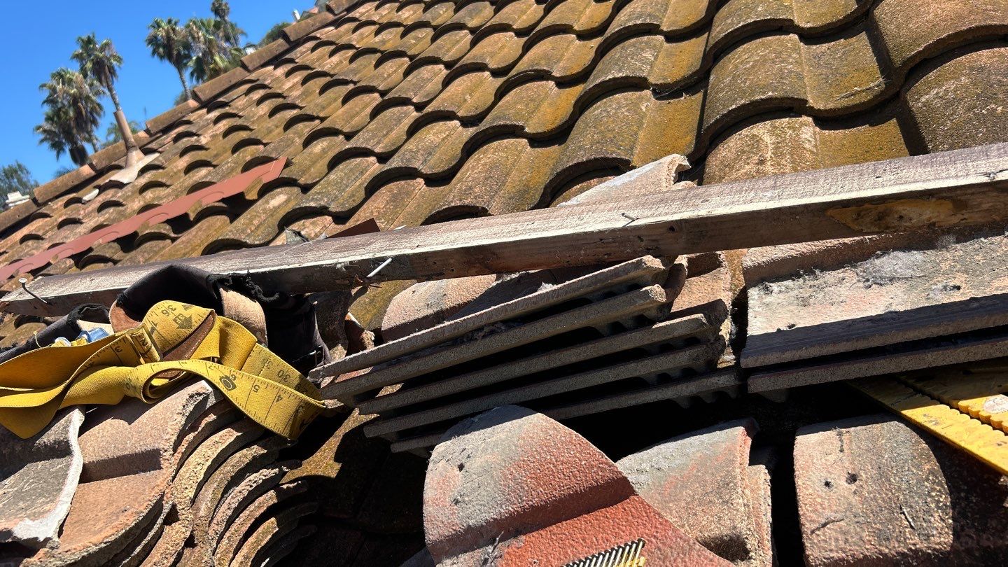 Clay Tile Roof Repair and Underlayment Replacement in Bonita by Reliable Roofing San Diego Inc.