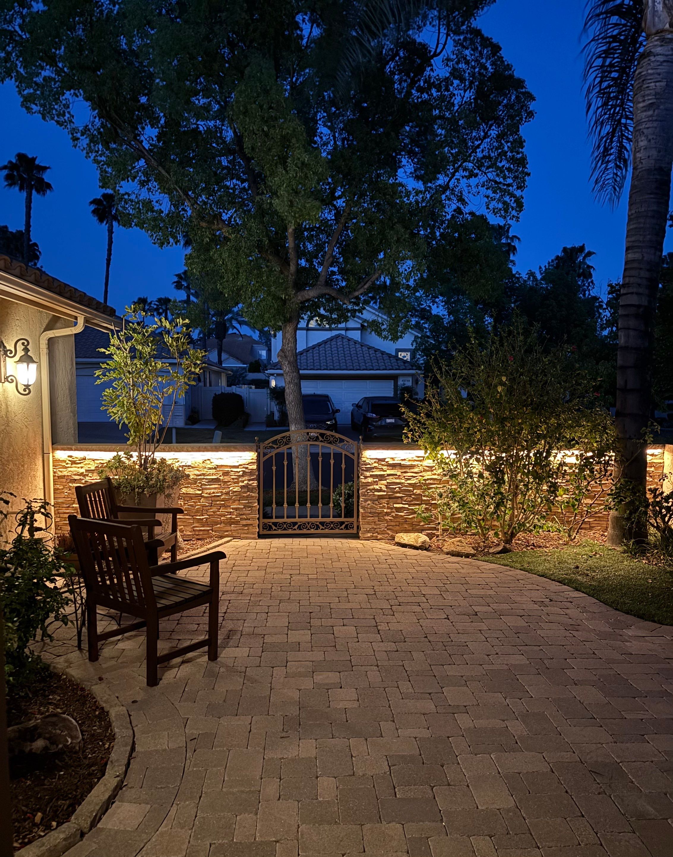Smart LED Lighting and Custom Outdoor Living Space in Murrieta by Outdoor Lights + Shades