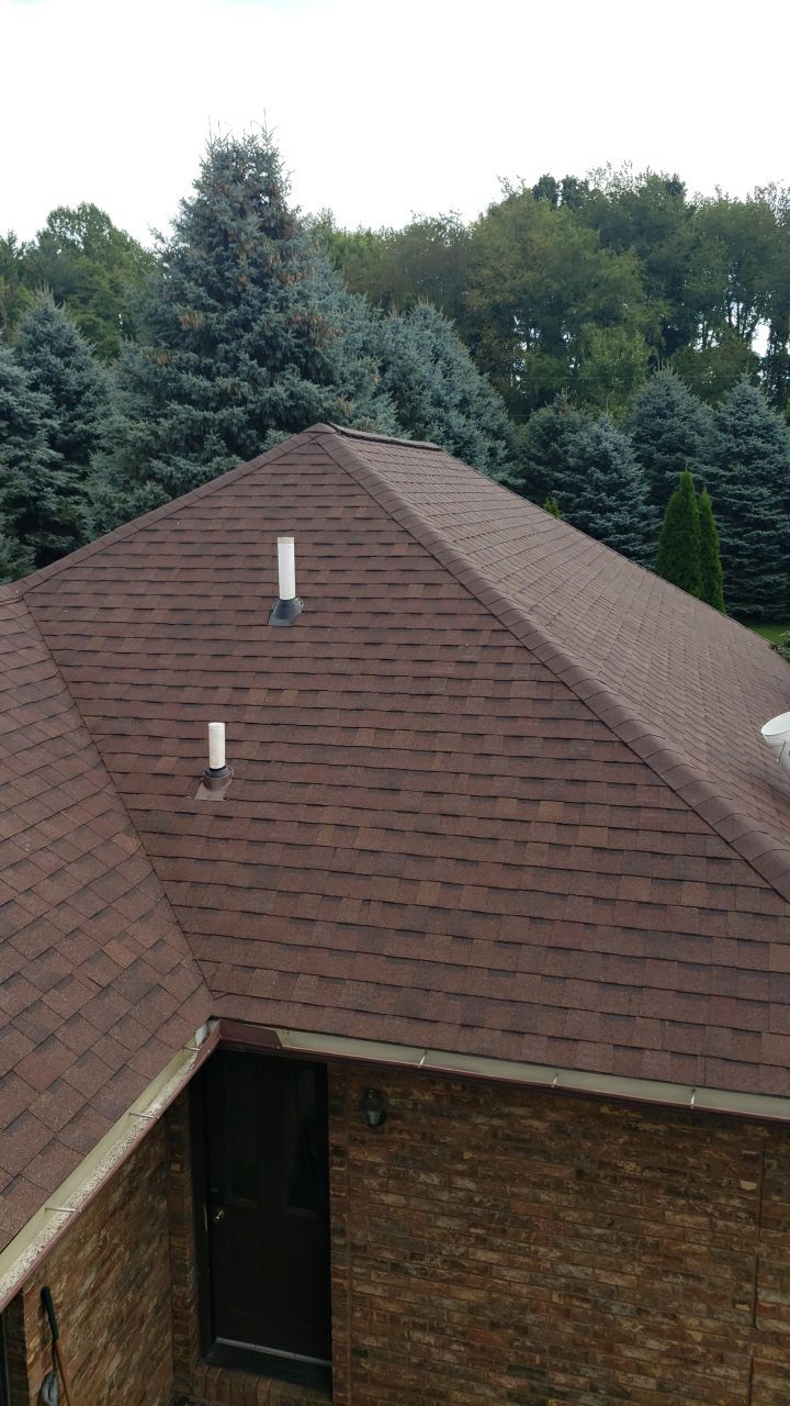 Atlas Pinnacle Pristine Scotchgard: Sienna Drip Edge: Musket Brown by Eagle Eye Roofing