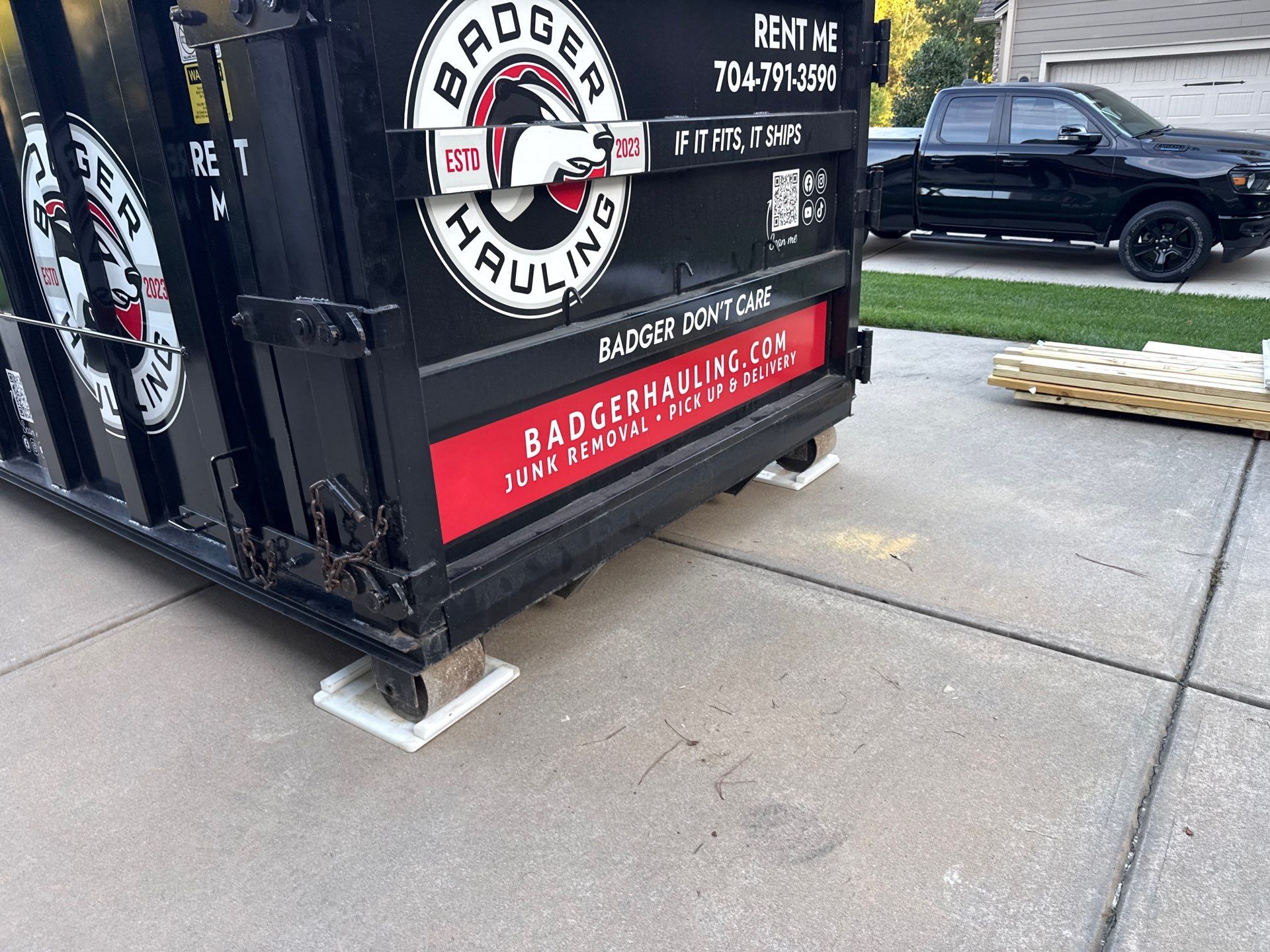 Project in Matthews by Badger Hauling