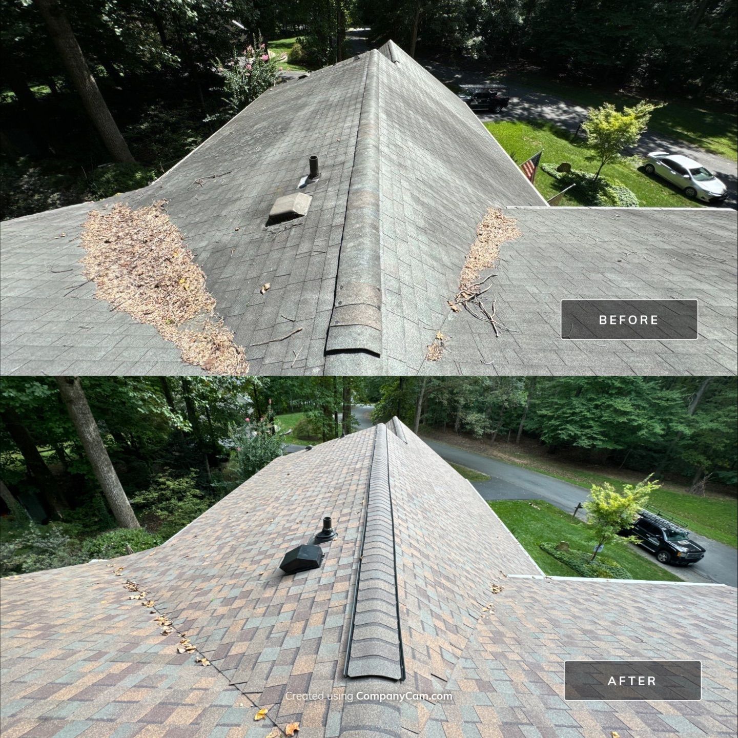 Fairfax Station: Residential Roof Replacement with CertainTeed Landmark Pro Designer Shingles in Max Def Heather Blend by RM Banning, Inc.