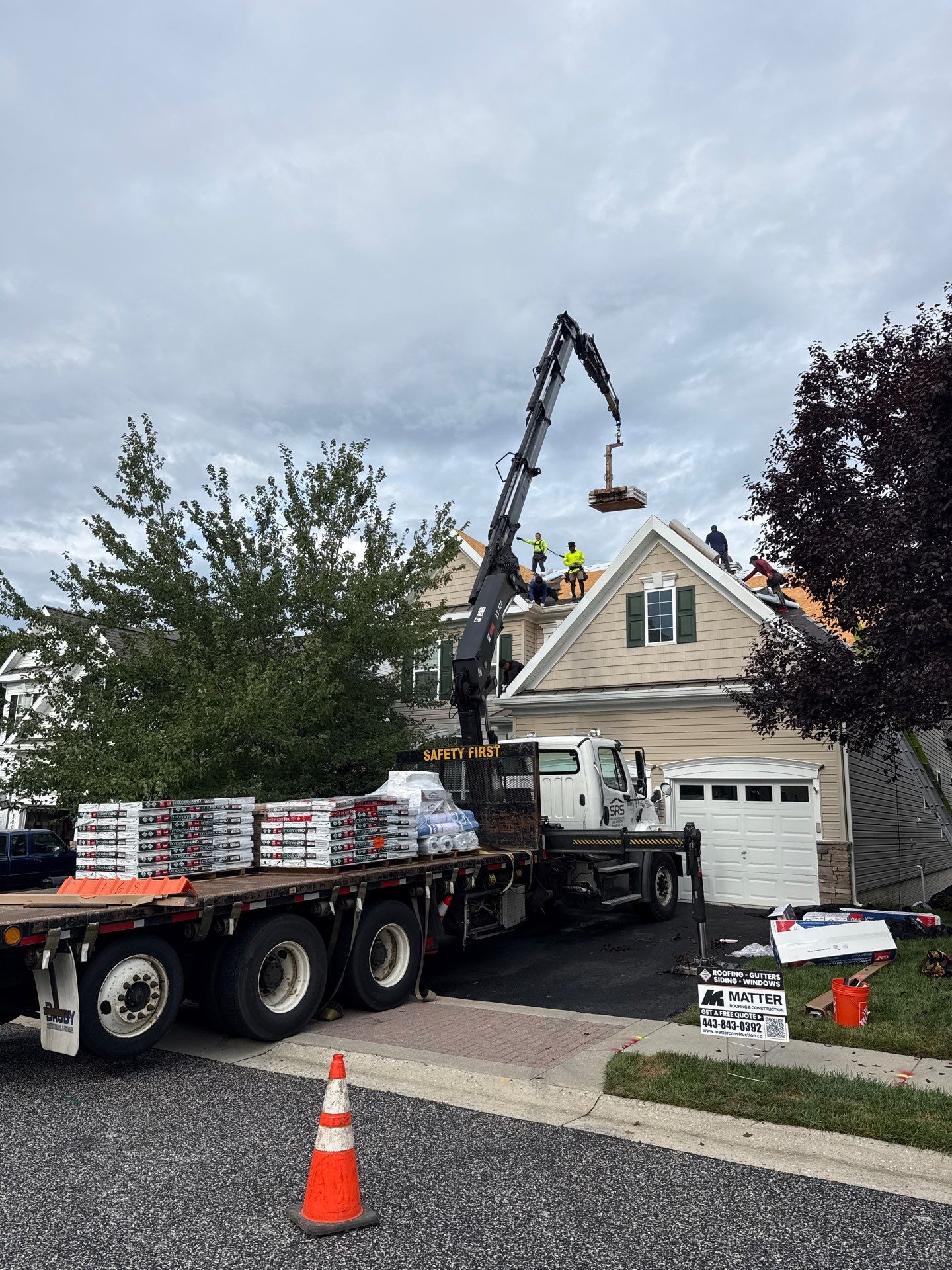 Residential Roofing Installation using GAF Timberline UHDZ by Matter Construction, LLC