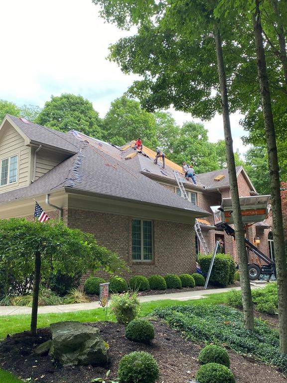 Residential Roofing Installation using GAF Timberline HDZ Barkwood by Nitro Roofing and Construction