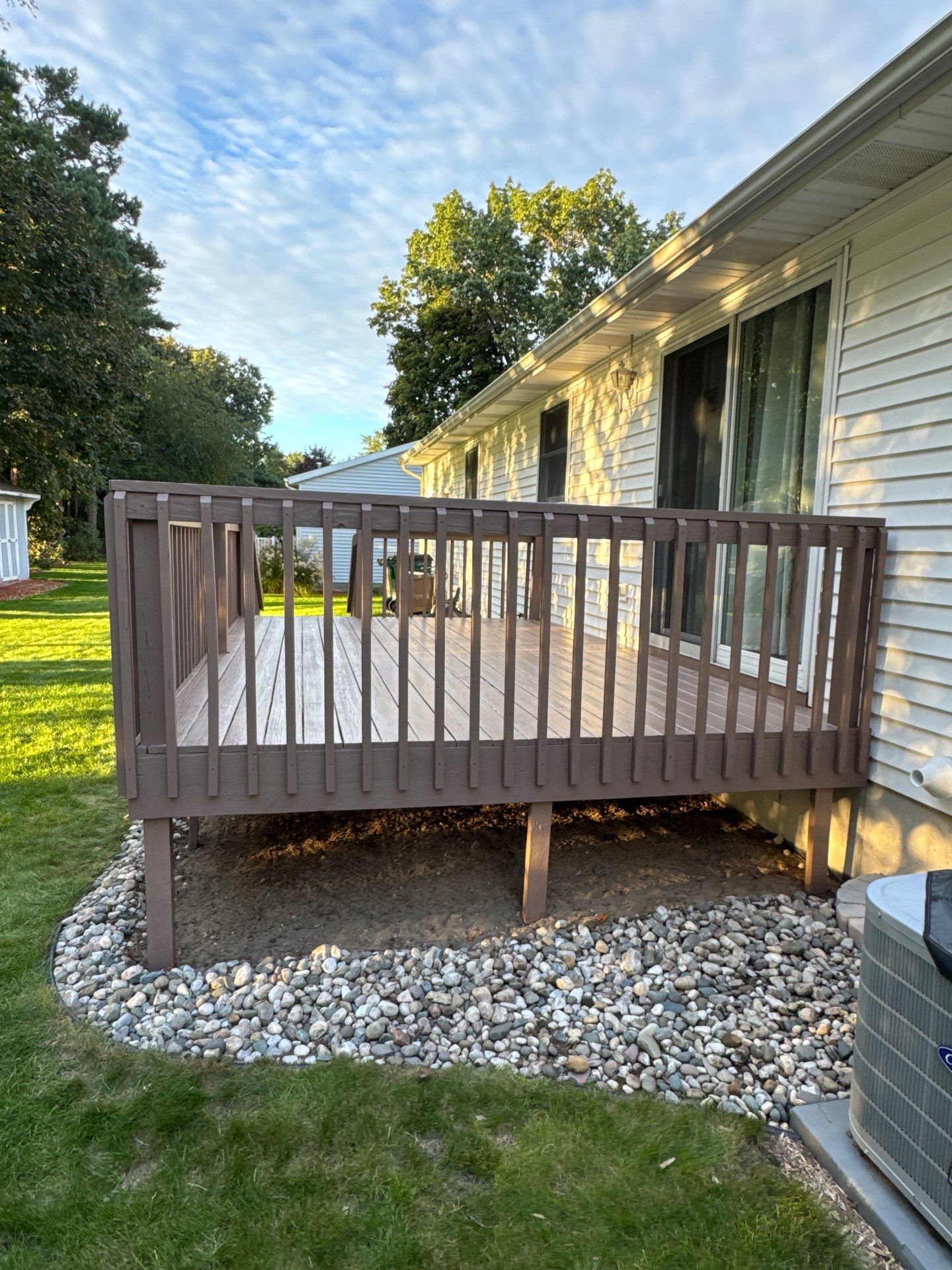 Deck Pressure Washing and Staining in Norton Shores Michigan! by Gordon Painting