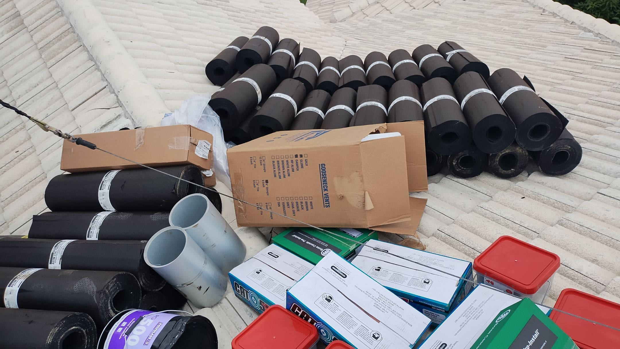 Residential Roofing Installation using 1" Nail strip metal roof by BLUES BROTHERS CONSTRUCTION CORP