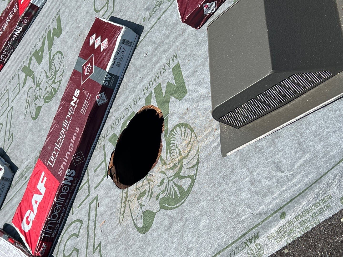 Residential Roofing Installation using GAF Natural Shadow  by A & H Roofing and Contracting