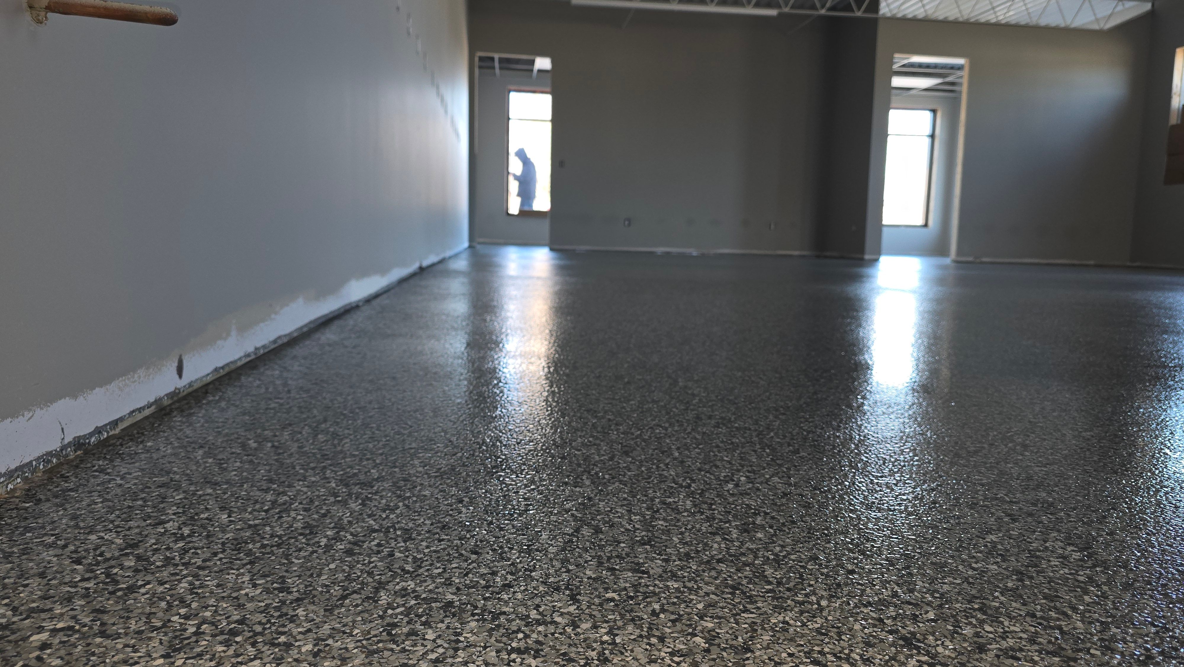Commercial Space Upgraded Using Gravel by Elite Floor Solutions